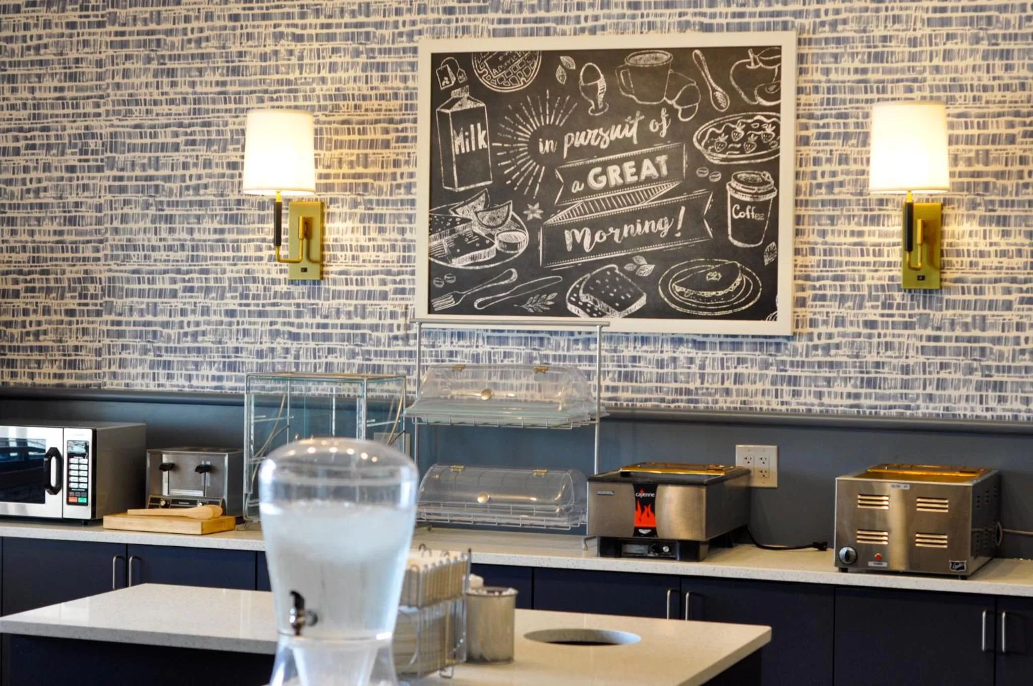 Continental breakfast in AmericInn by Wyndham Clear Lake