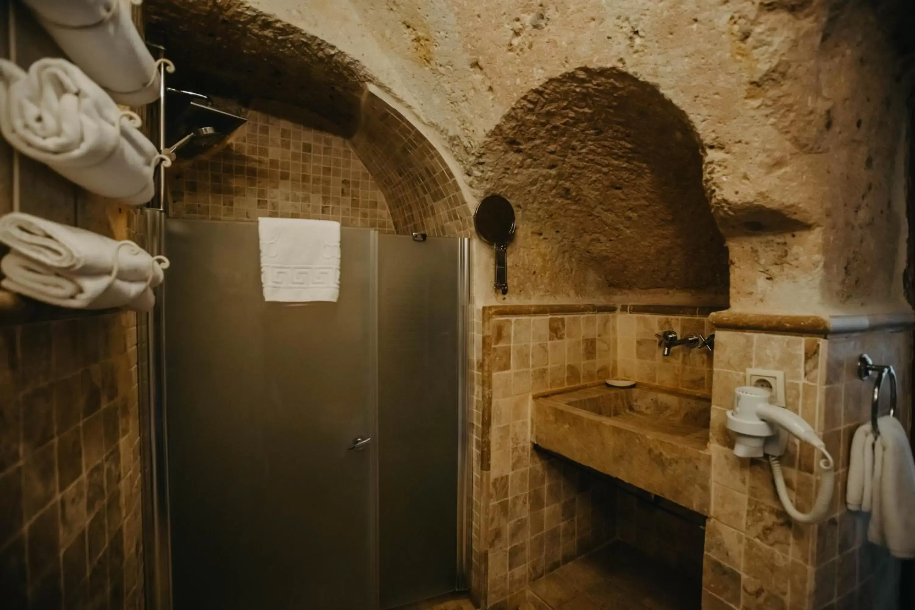 Bathroom in Melekler Evi Cave Hotel