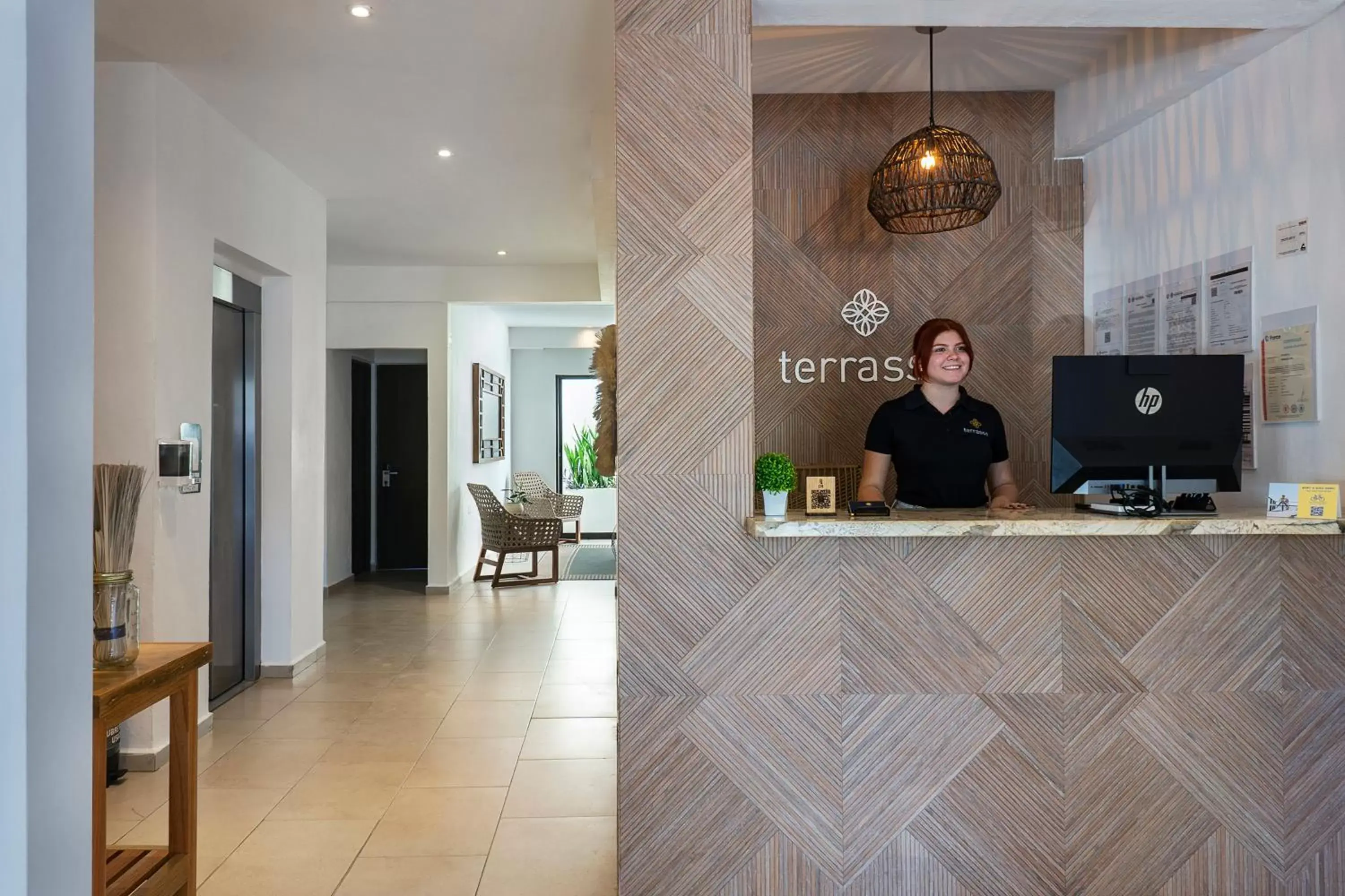 Lobby or reception, Lobby/Reception in Terrasse Hotel Playa del Carmen