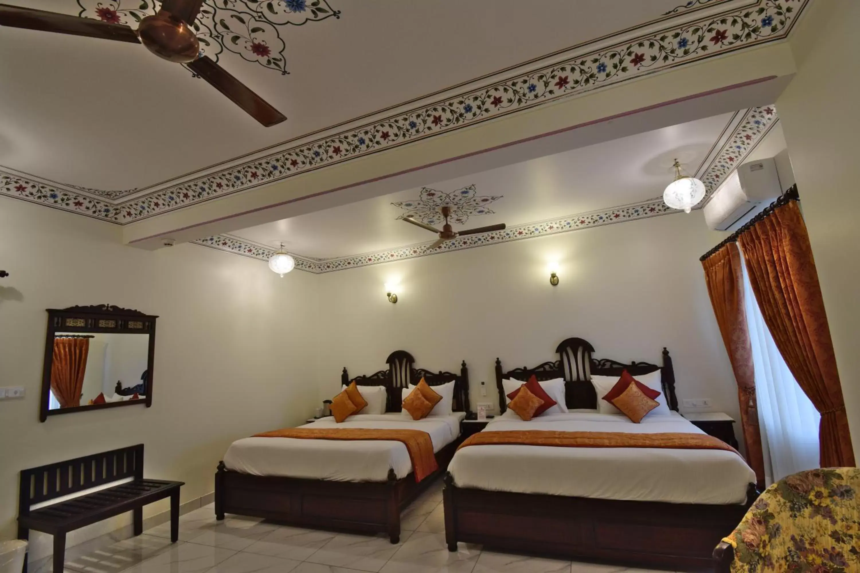 Bedroom, Bed in Umaid Residency - A Regal Heritage Home
