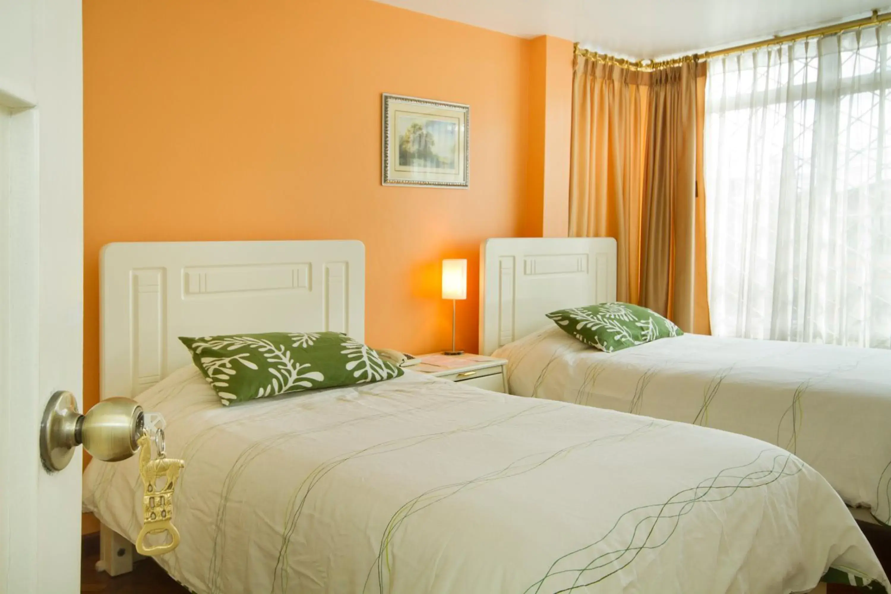 Decorative detail, Bed in Hotel Sandmelis