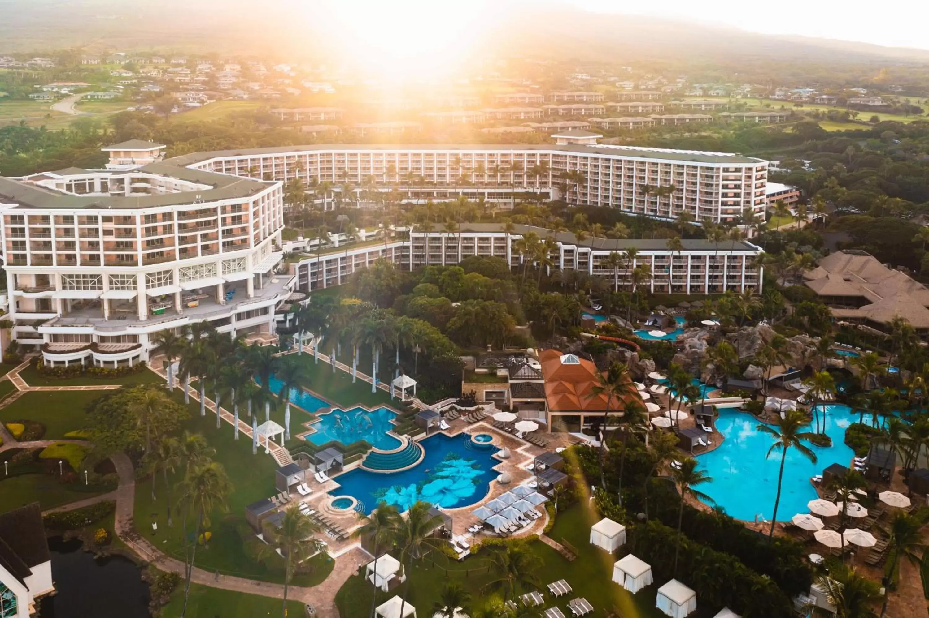 Pool view, Bird's-eye View in Grand Wailea Resort Hotel & Spa, A Waldorf Astoria Resort