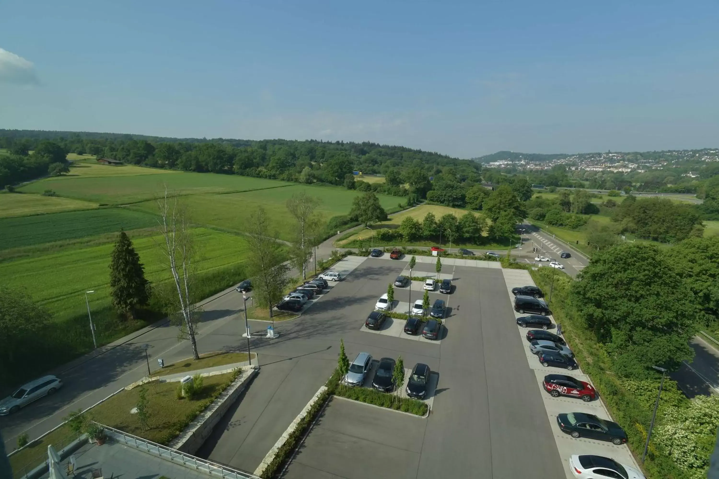 Property building, Bird's-eye View in Best Western Queens Hotel Pforzheim-Niefern