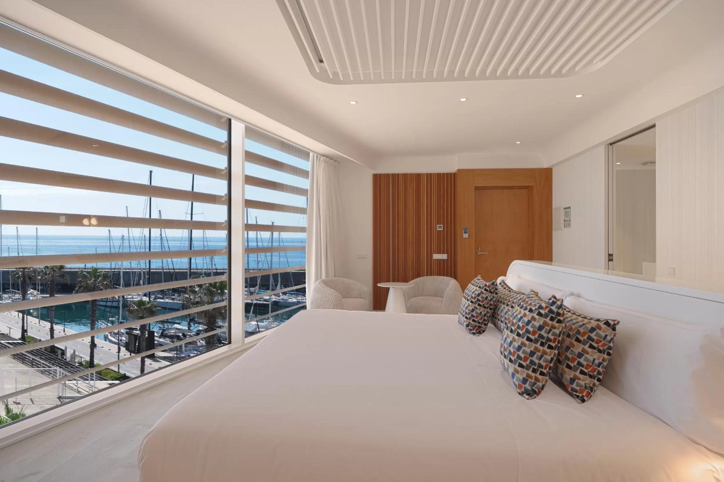 Bedroom, Bed in Hotel Marina Badalona