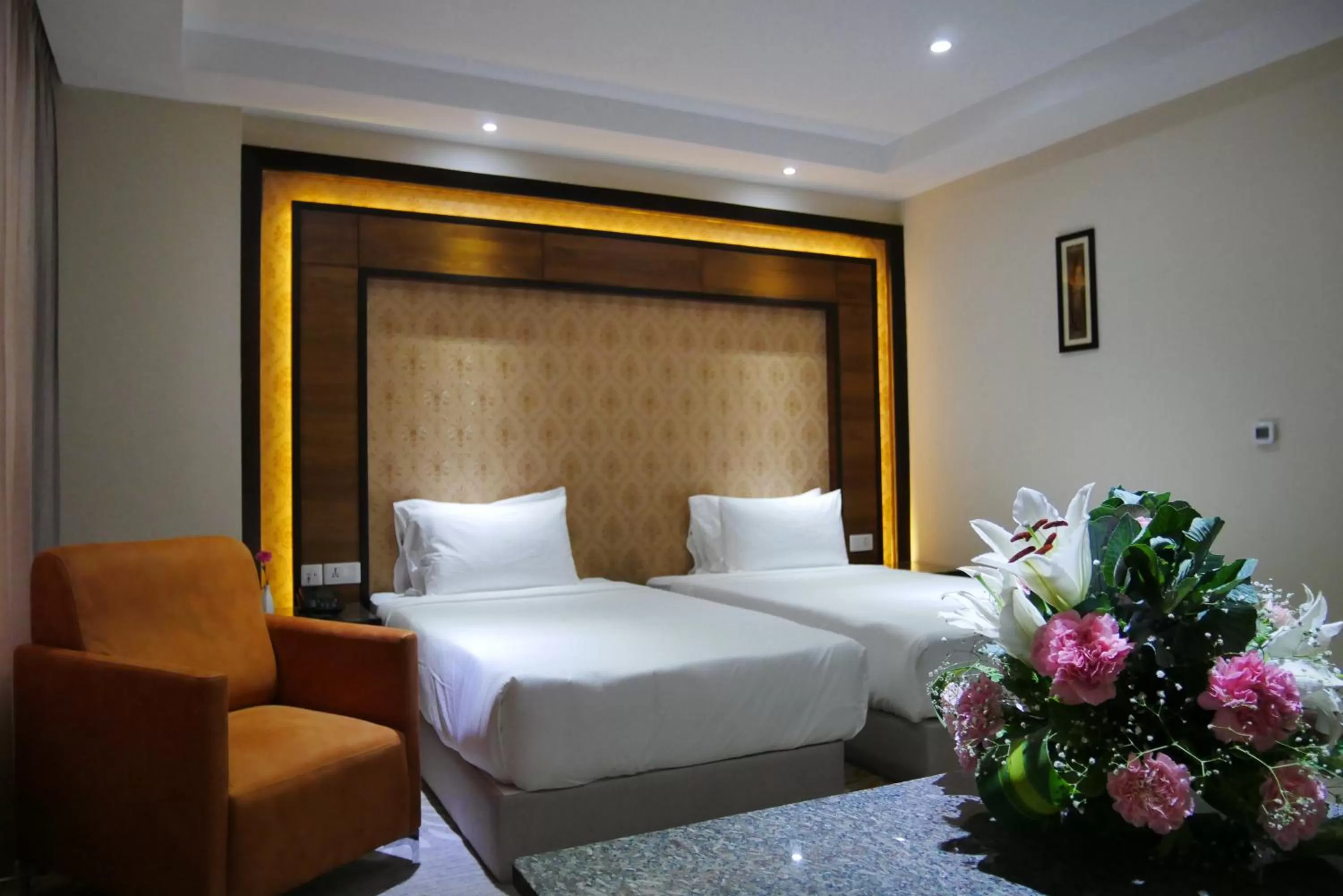 Bedroom, Bed in Hotel Hills