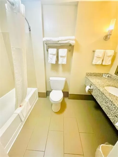 Toilet in Comfort Inn Hebron-Lowell Area