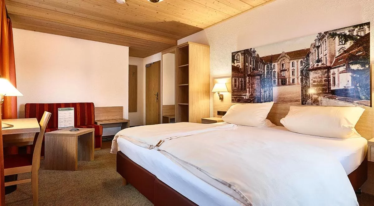 Photo of the whole room, Bed in Gasthof Adler