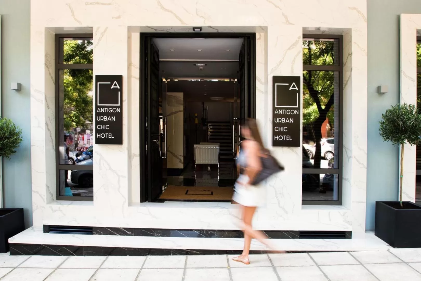 Facade/entrance in Antigon Urban Chic Hotel, Thessaloniki