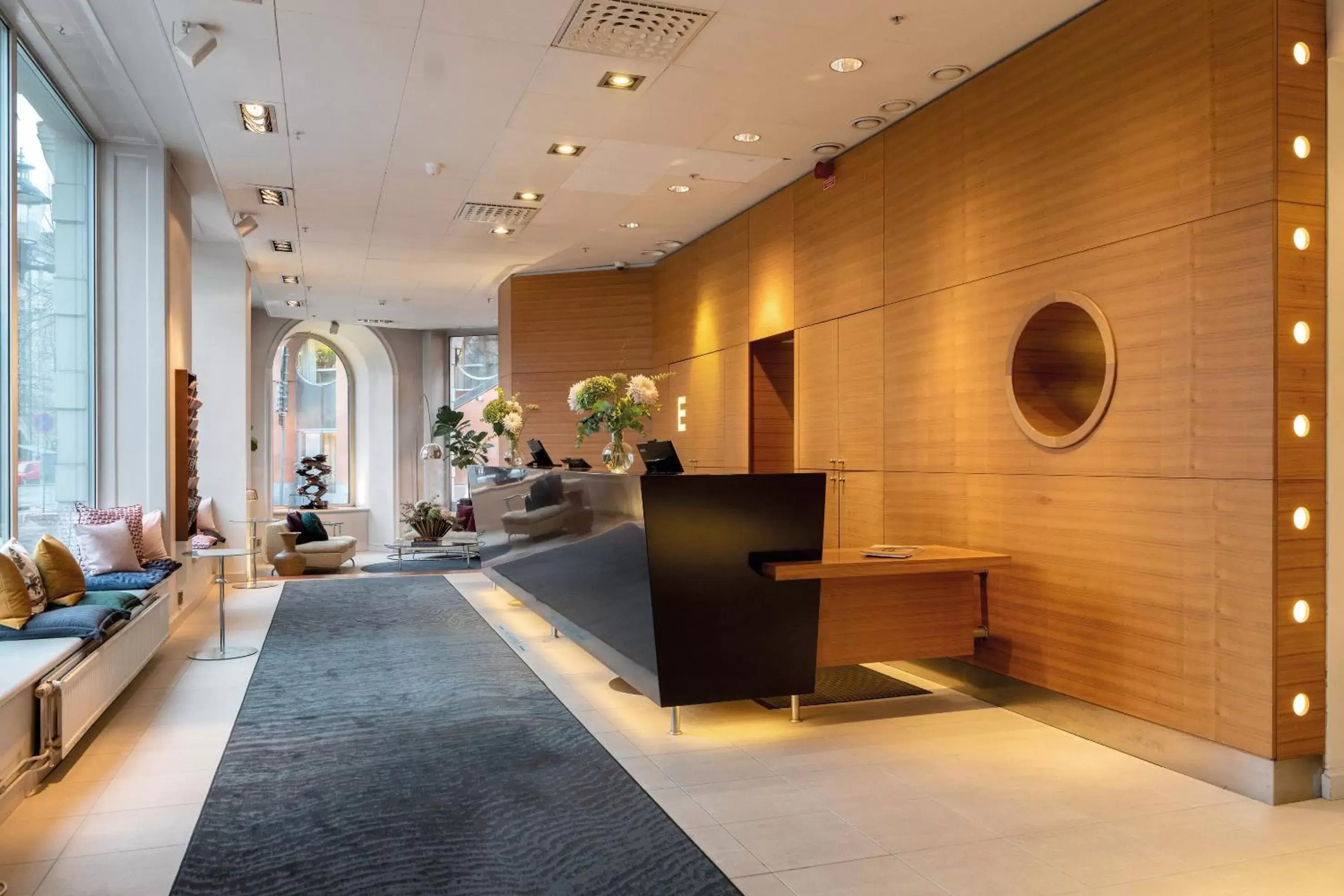 Lobby or reception in Elite Hotel Stockholm Plaza