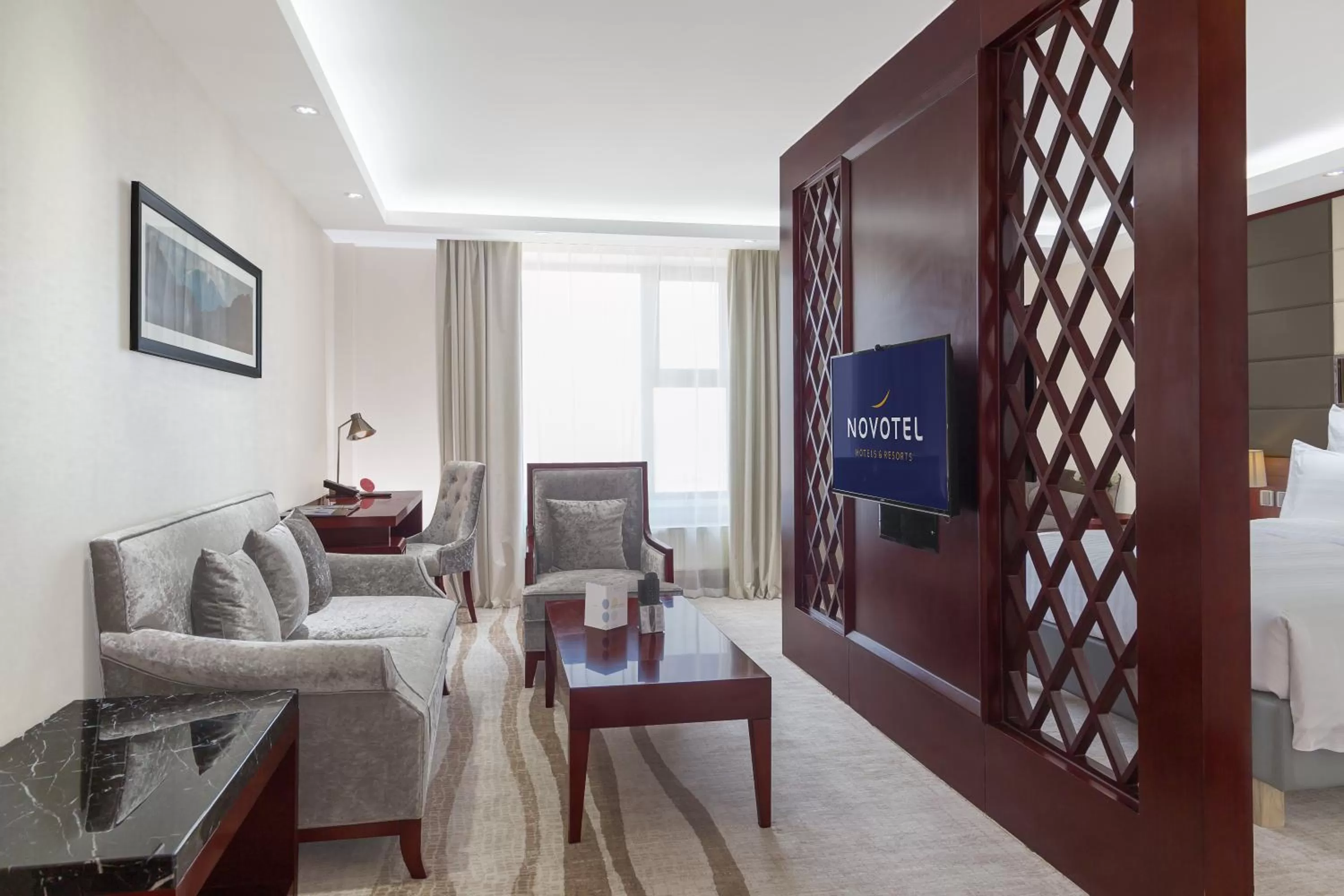 TV and multimedia, Bed in Novotel Ulaanbaatar