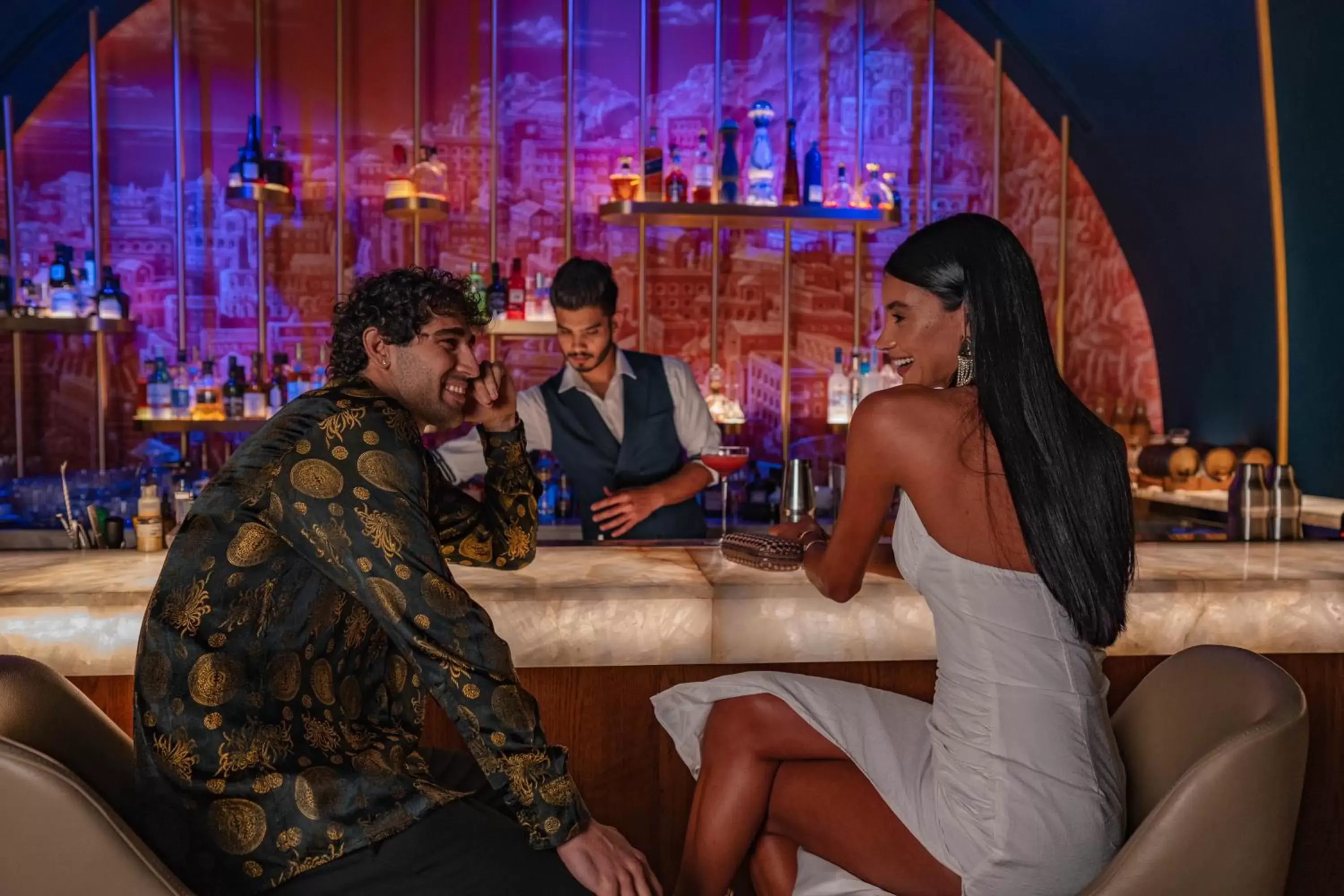 Lounge or bar in FIVE Palm Jumeirah Dubai Lounge or bar in FIVE Palm Jumeirah Dubai