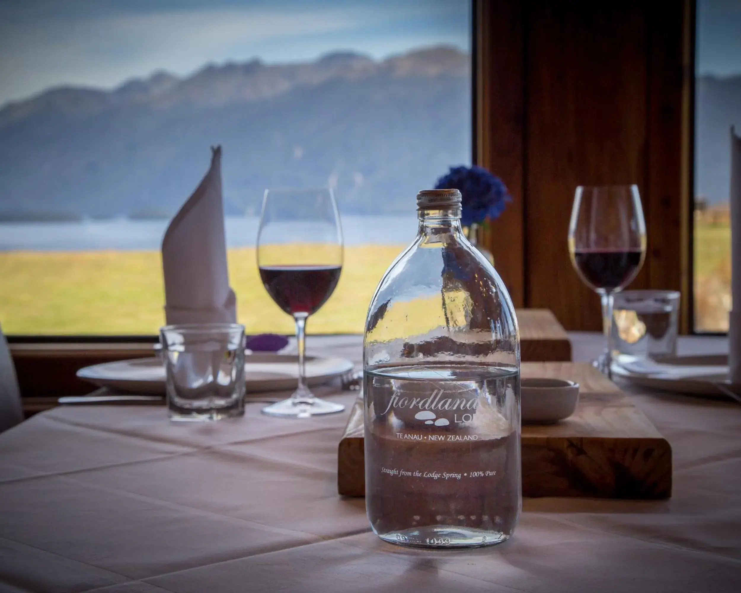 Lunch in Fiordland Lodge
