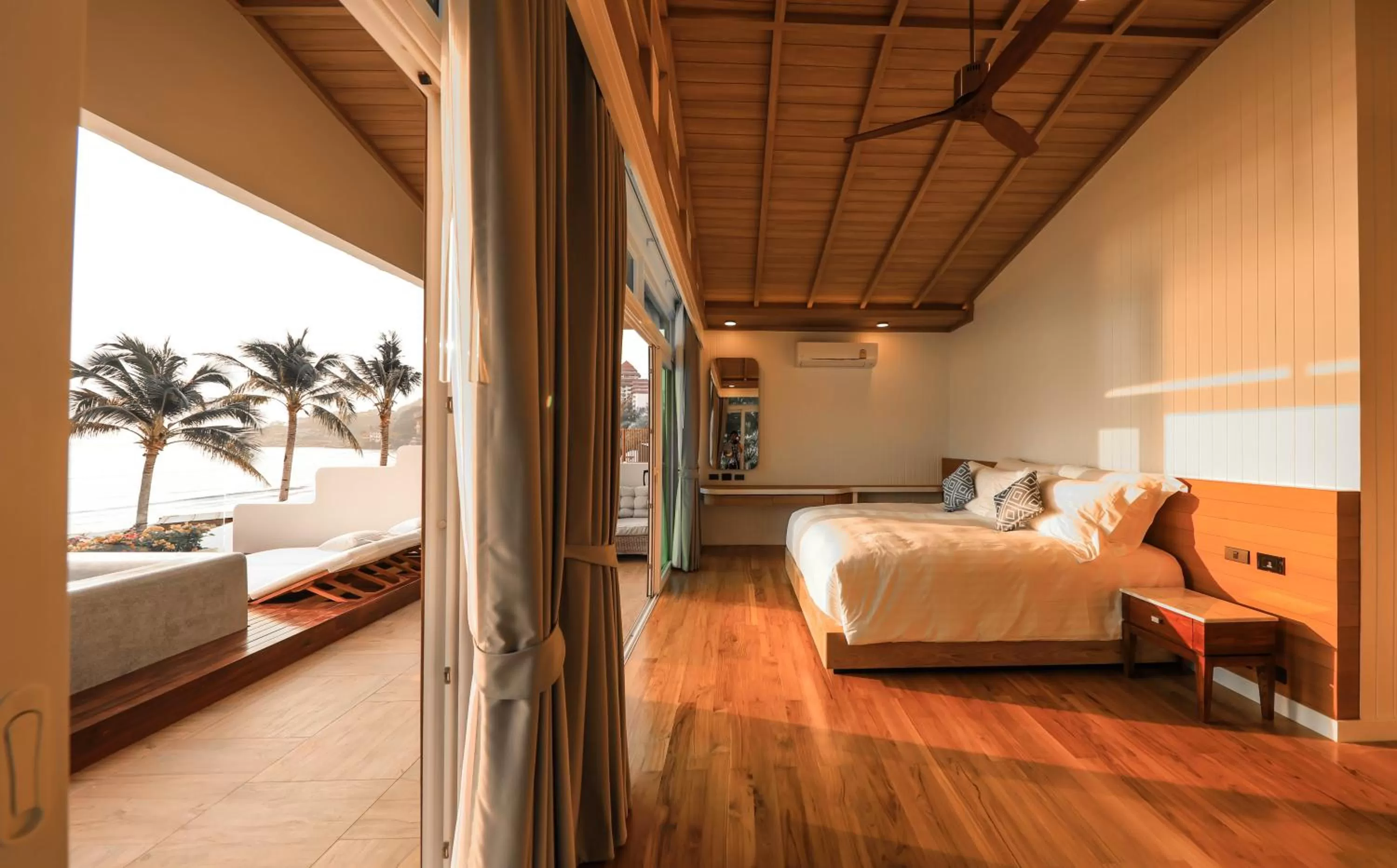 Bed in Kundala Beach Resort Hua Hin