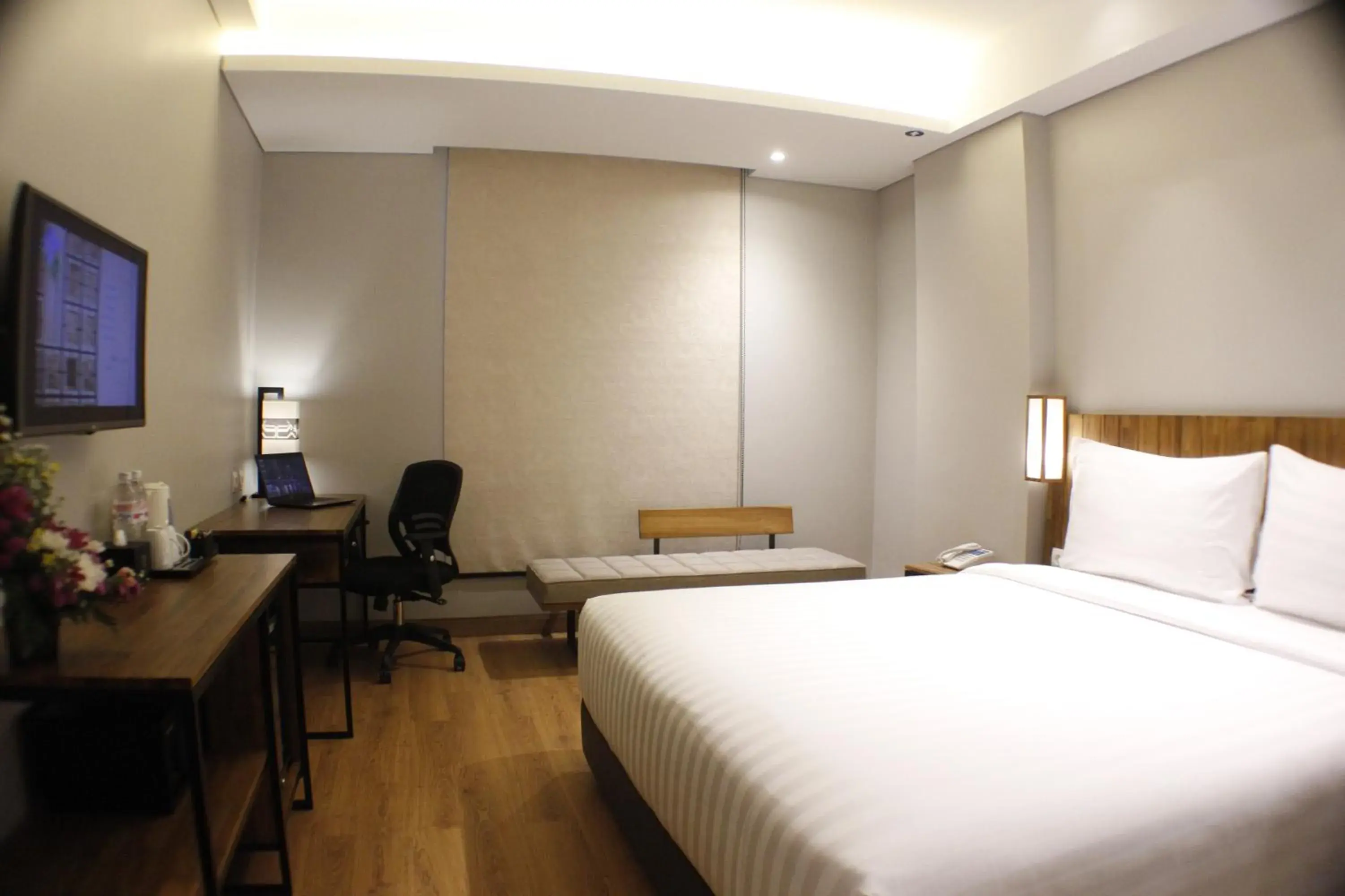 Bed in Batiqa Hotel Lampung