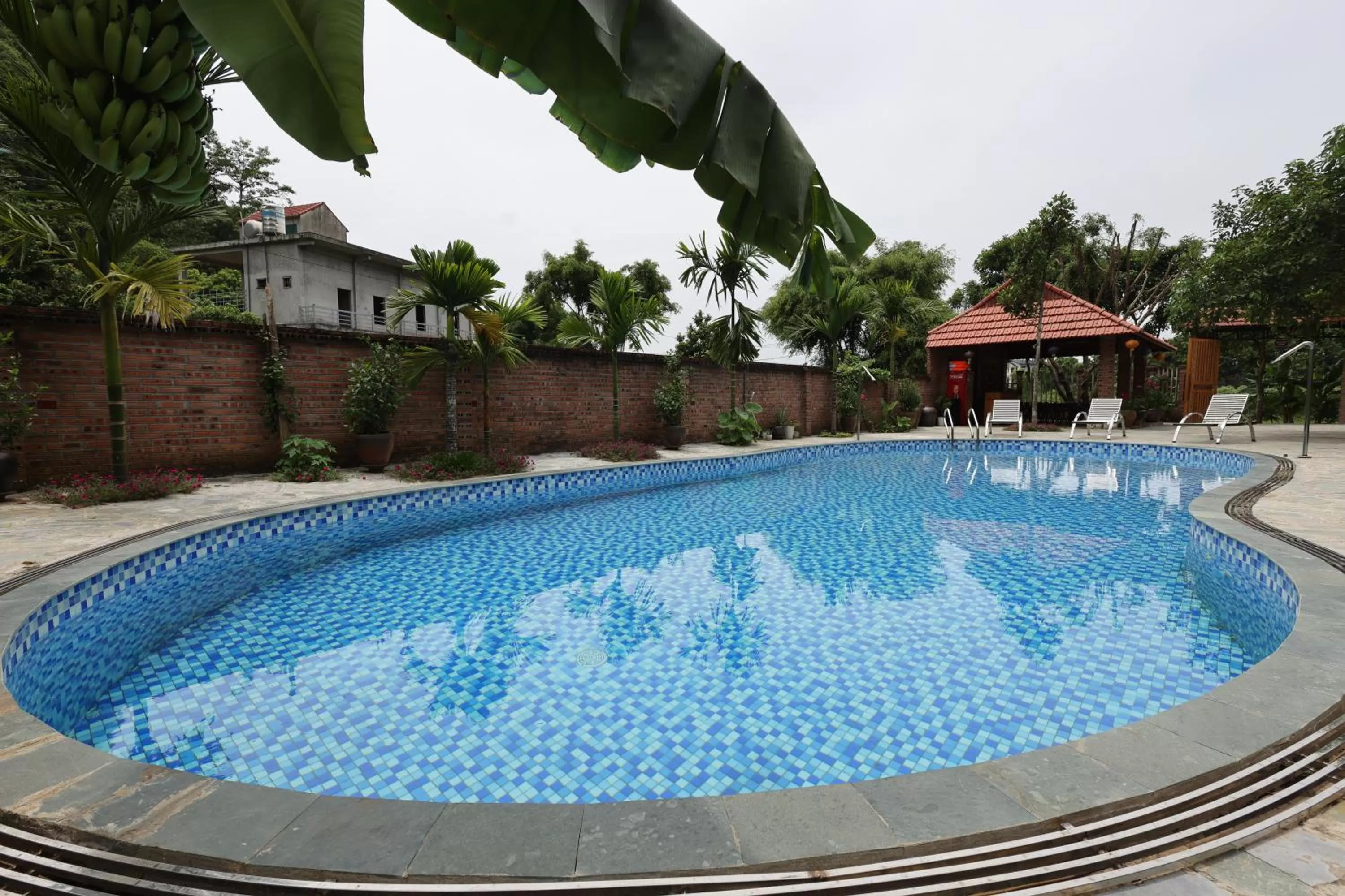 Swimming pool in Phạm Gia Homestay Ecogarden