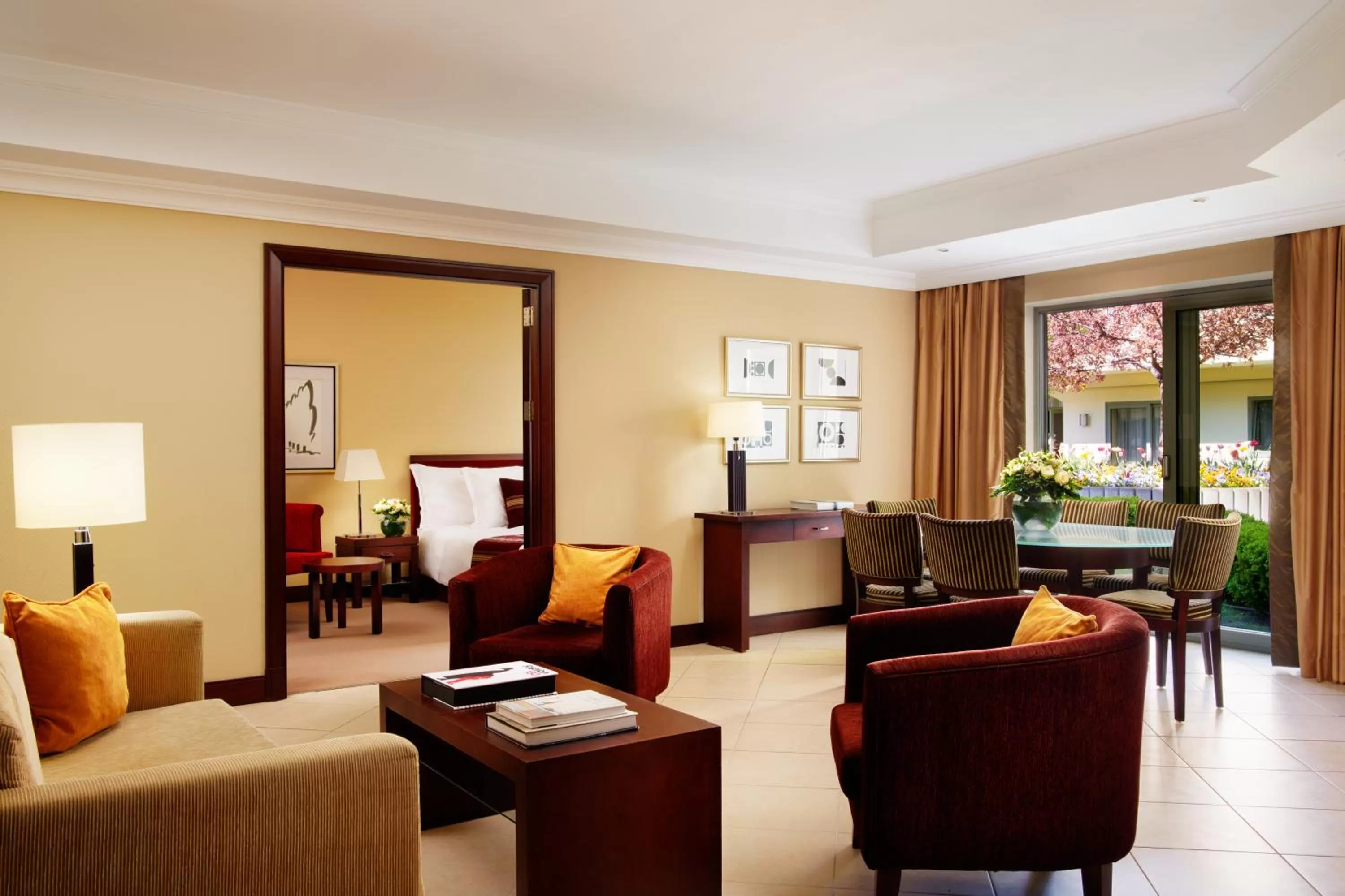 Living room in Corinthia Budapest