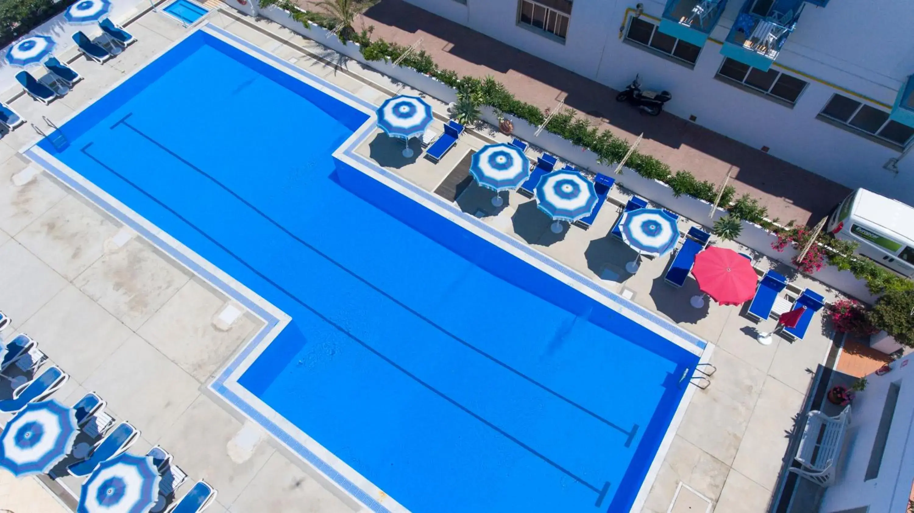 Swimming pool, Pool View in Hotel Tourist