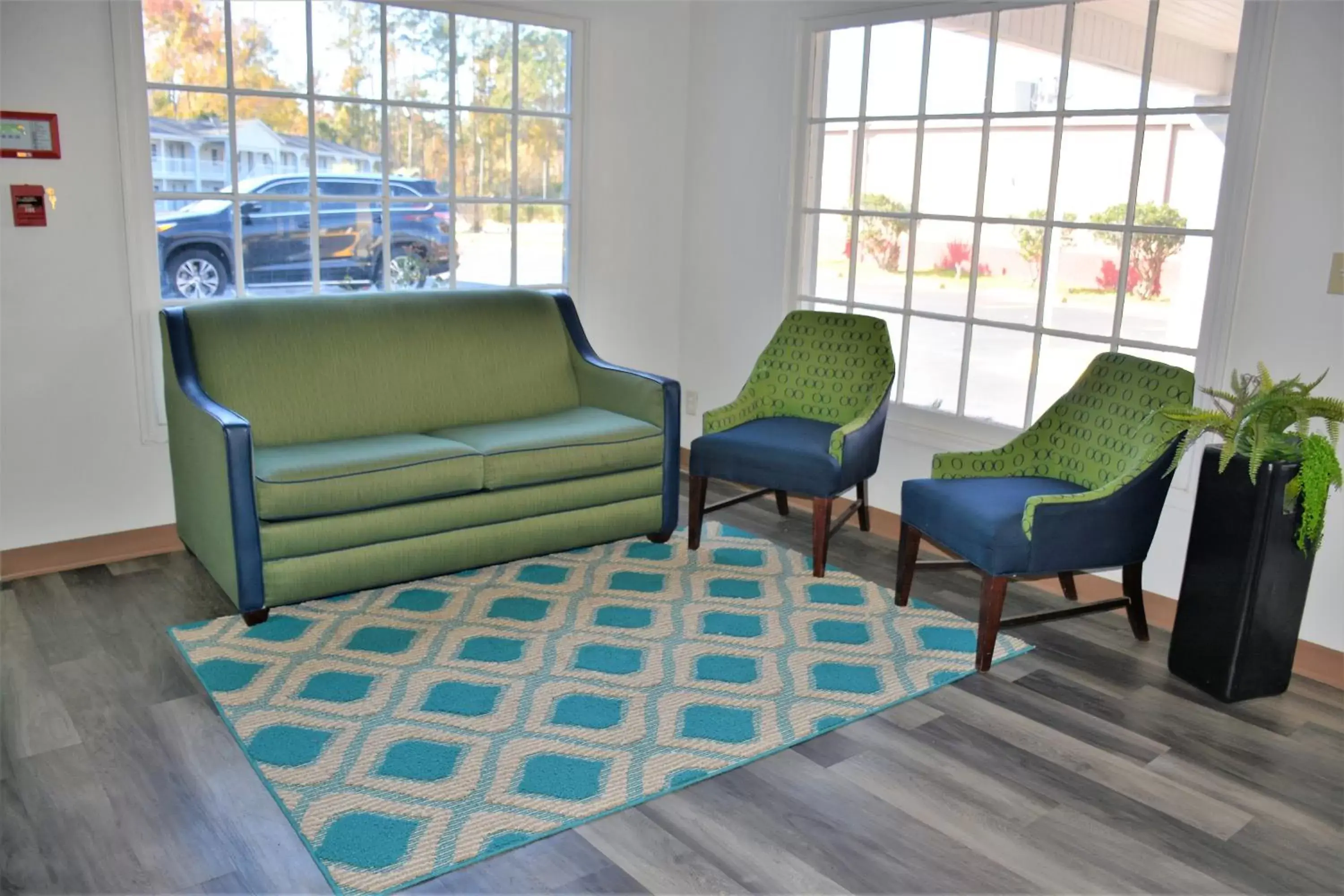 Seating Area in Travelodge by Wyndham Walterboro