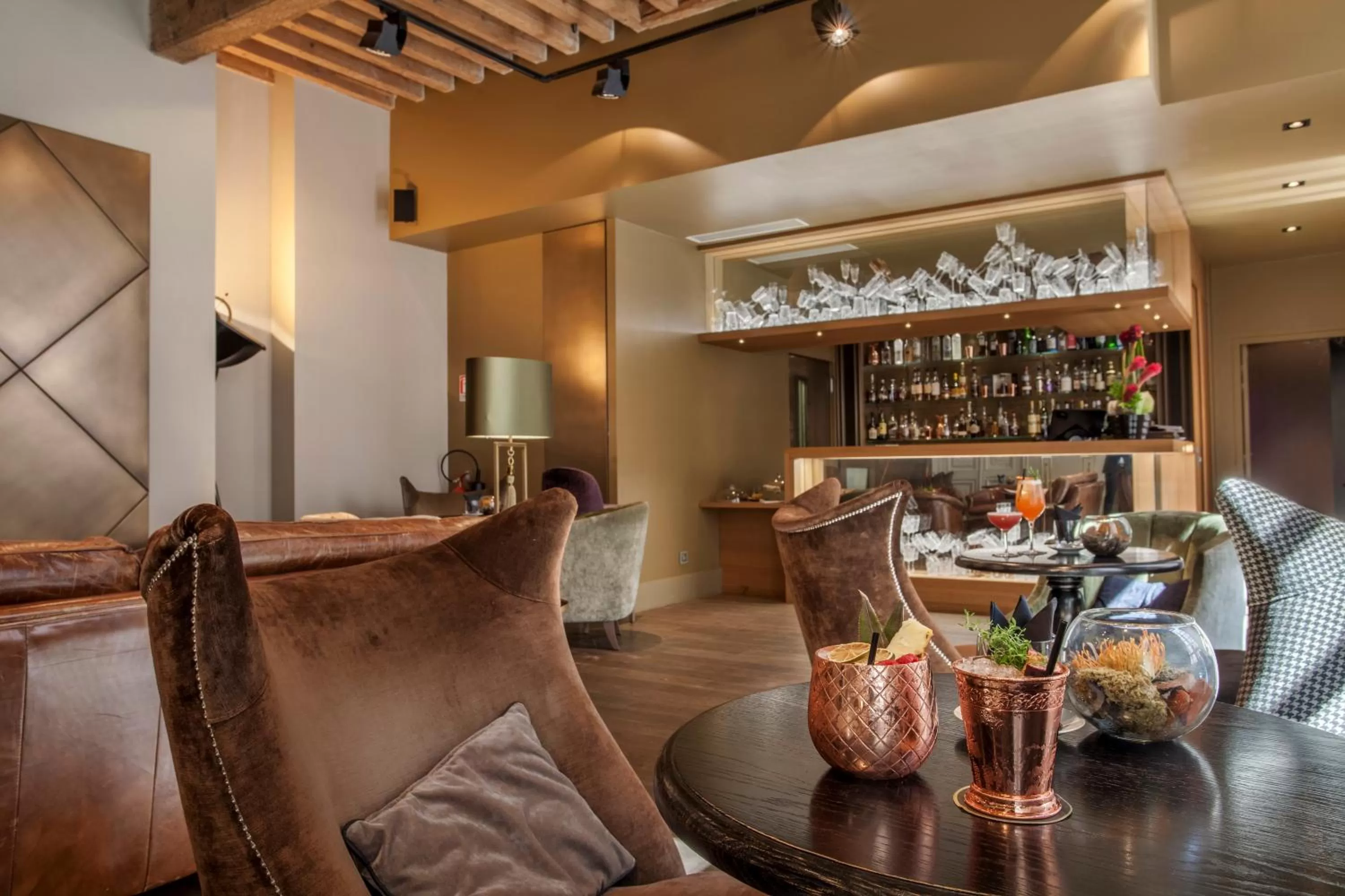 Lounge or bar in La Cour des Consuls Hotel & Spa Toulouse - MGallery Collection