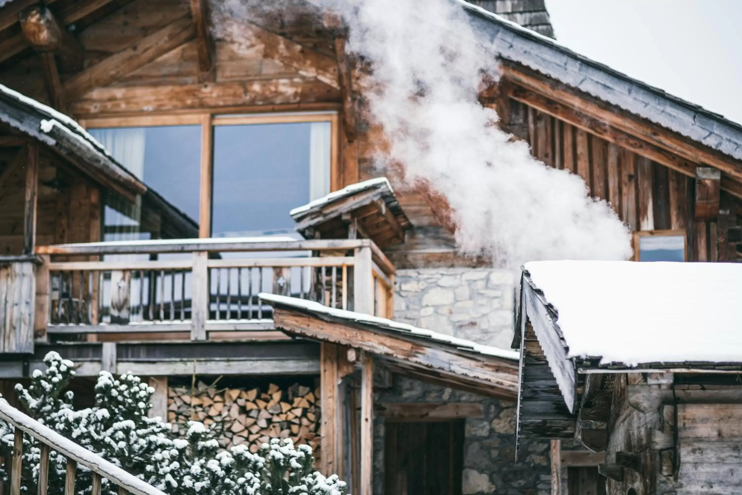 Property building, Winter in Zannier Hotels Le Chalet