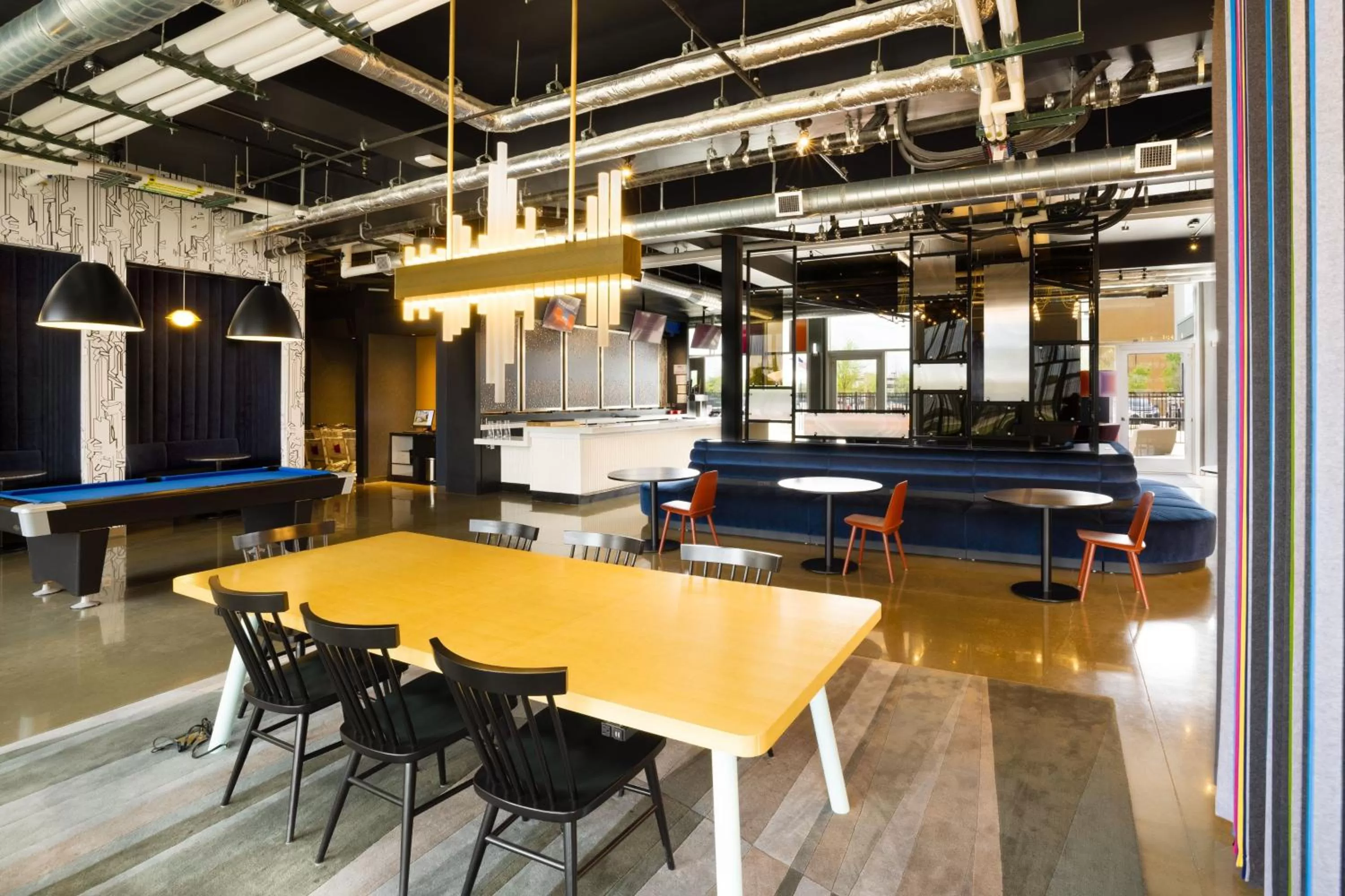 Lobby or reception in Aloft Austin Airport