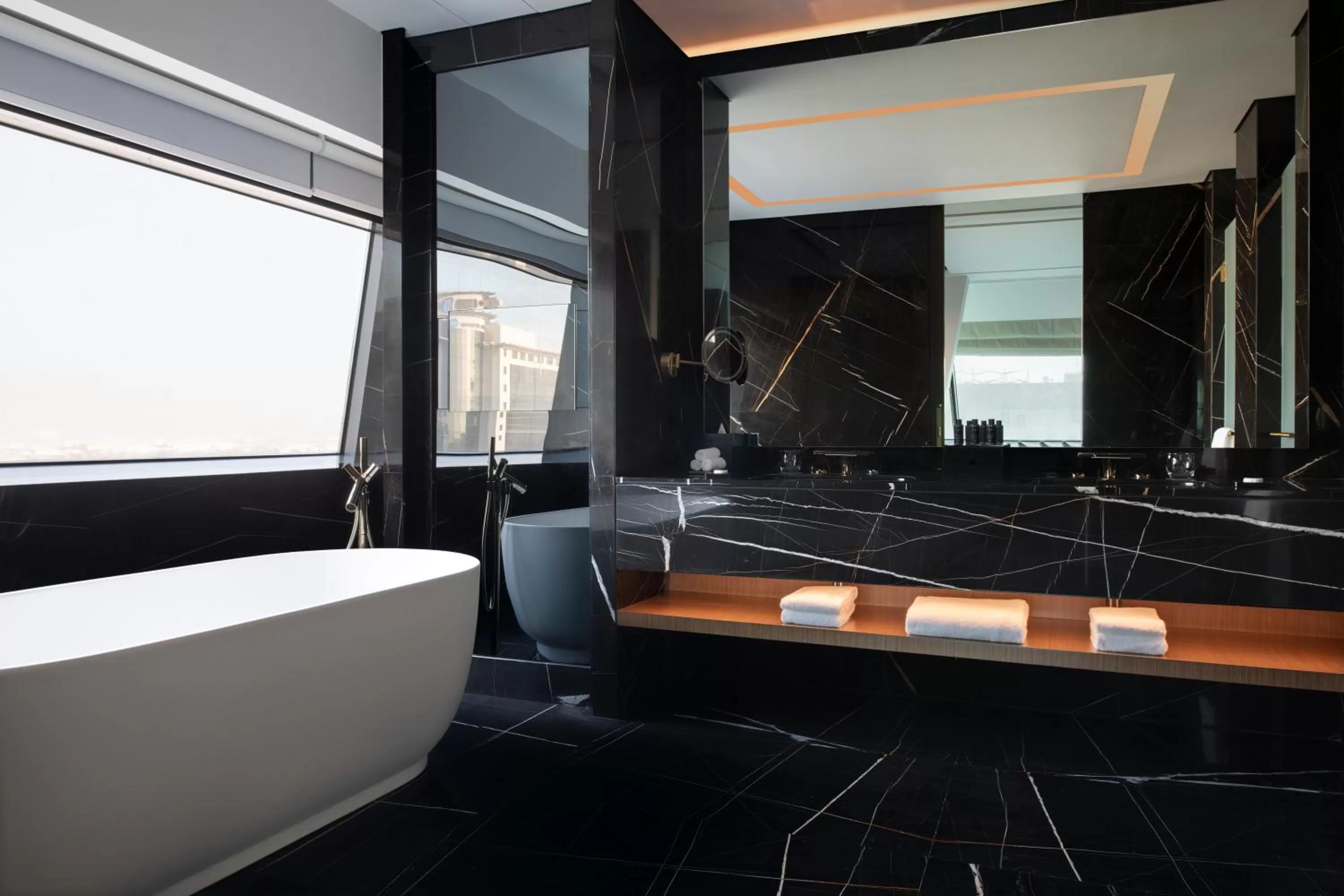 Bathroom in Steigenberger Hotel Doha