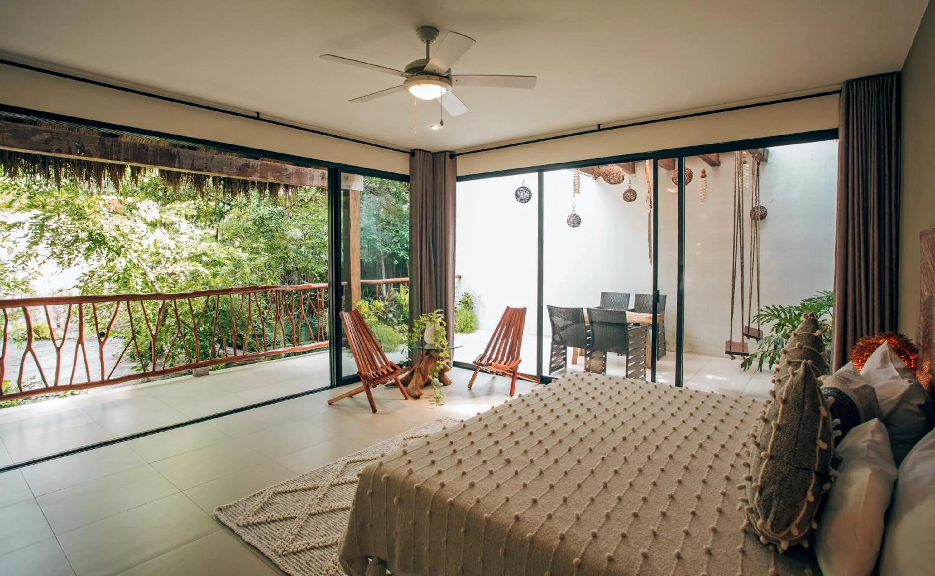 Bedroom in Orchid House Tulum Jungle