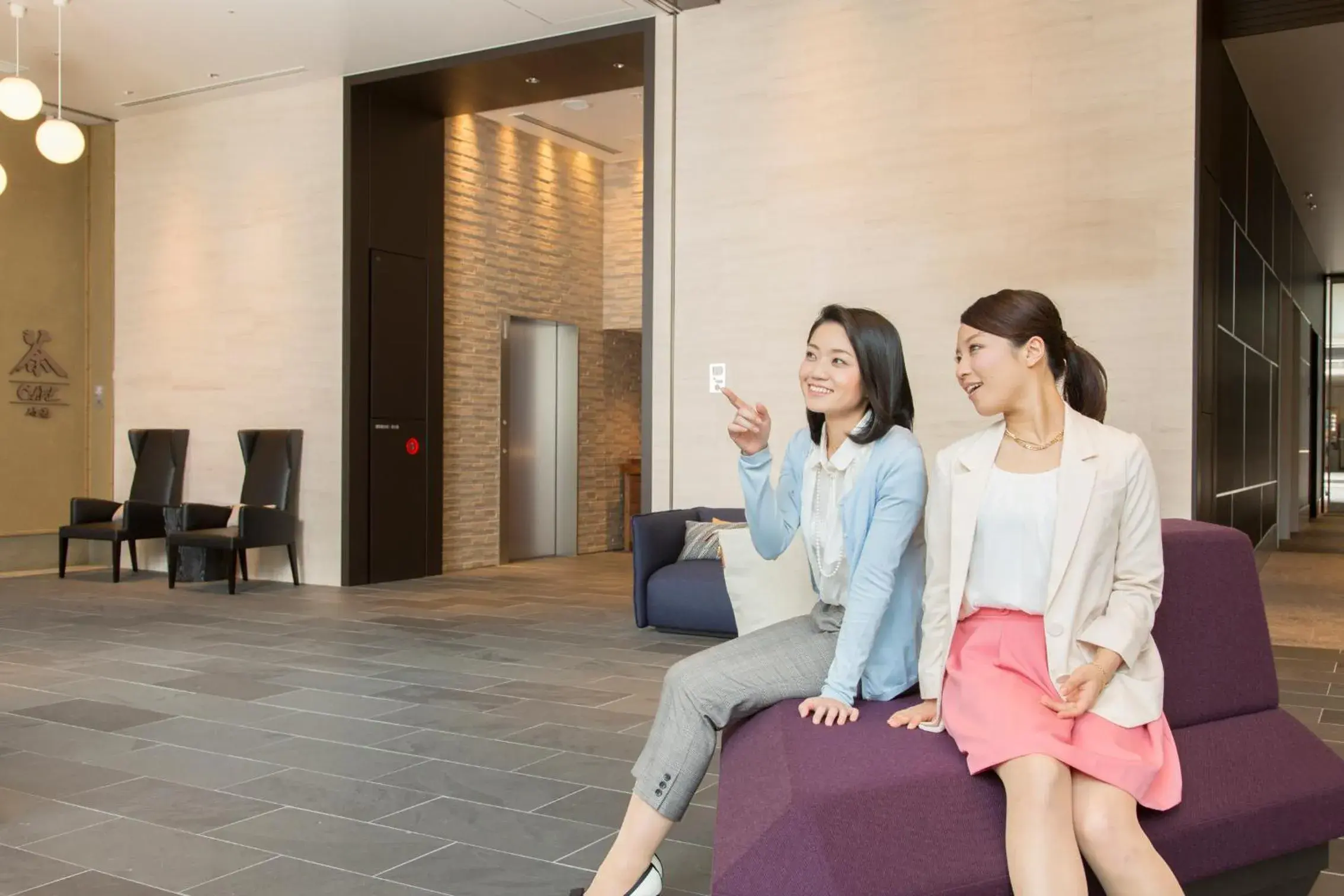 Lobby or reception in Tokyu Stay Ginza