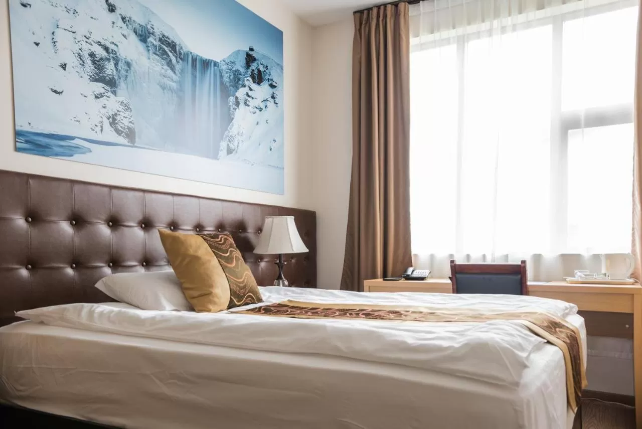 Bed in Hotel Jazz - By Keflavik Airport - Reykjavik - Iceland