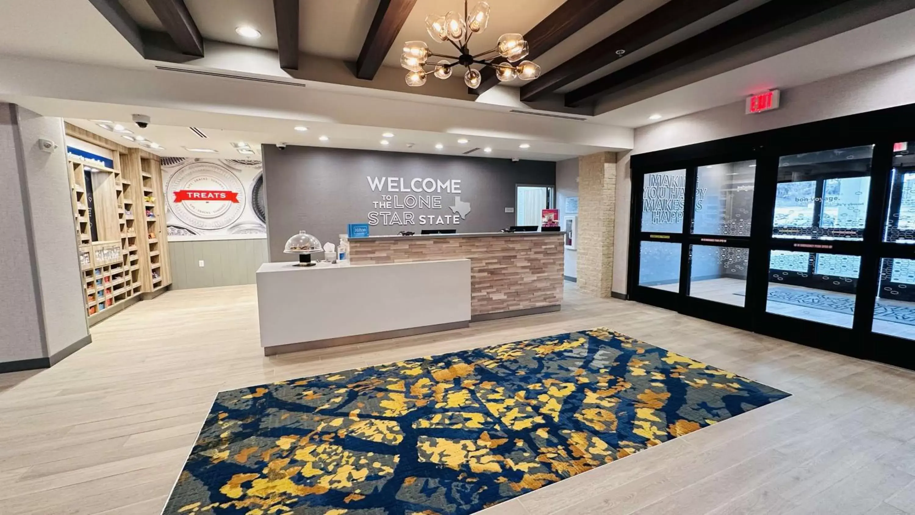 Lobby or reception in Hampton Inn & Suites Weatherford, Tx