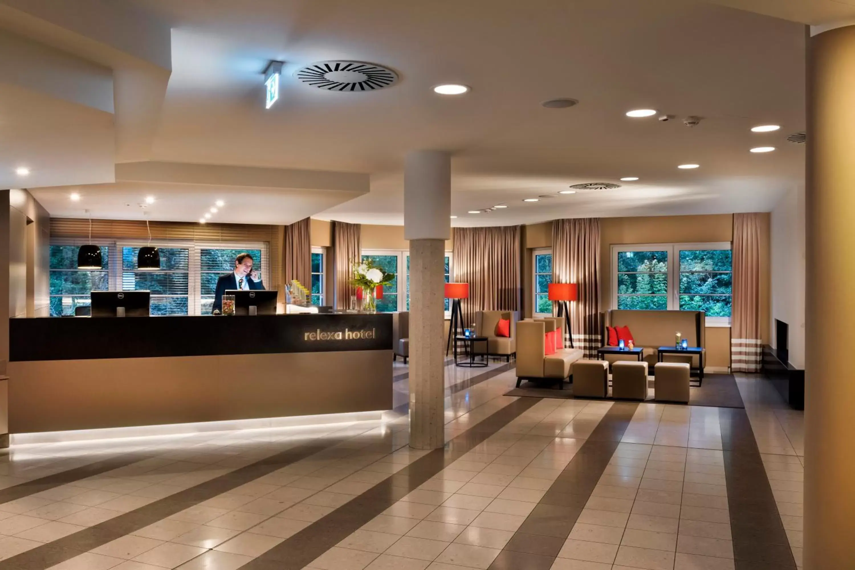 Lobby or reception in relexa hotel Harz-Wald Braunlage GmbH