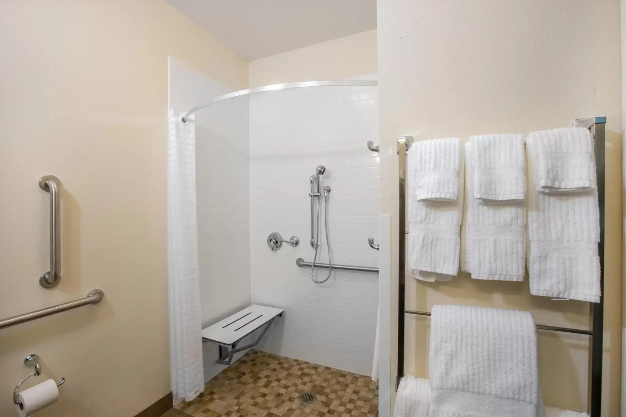 Bathroom in Candlewood Suites - Omaha Millard Area, an IHG Hotel