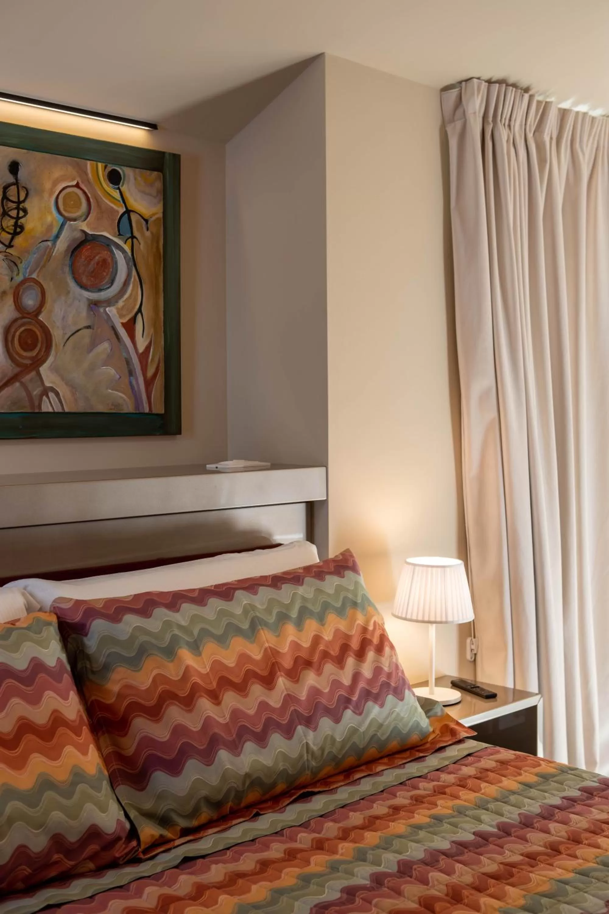 Bed in Vespasiani Suites