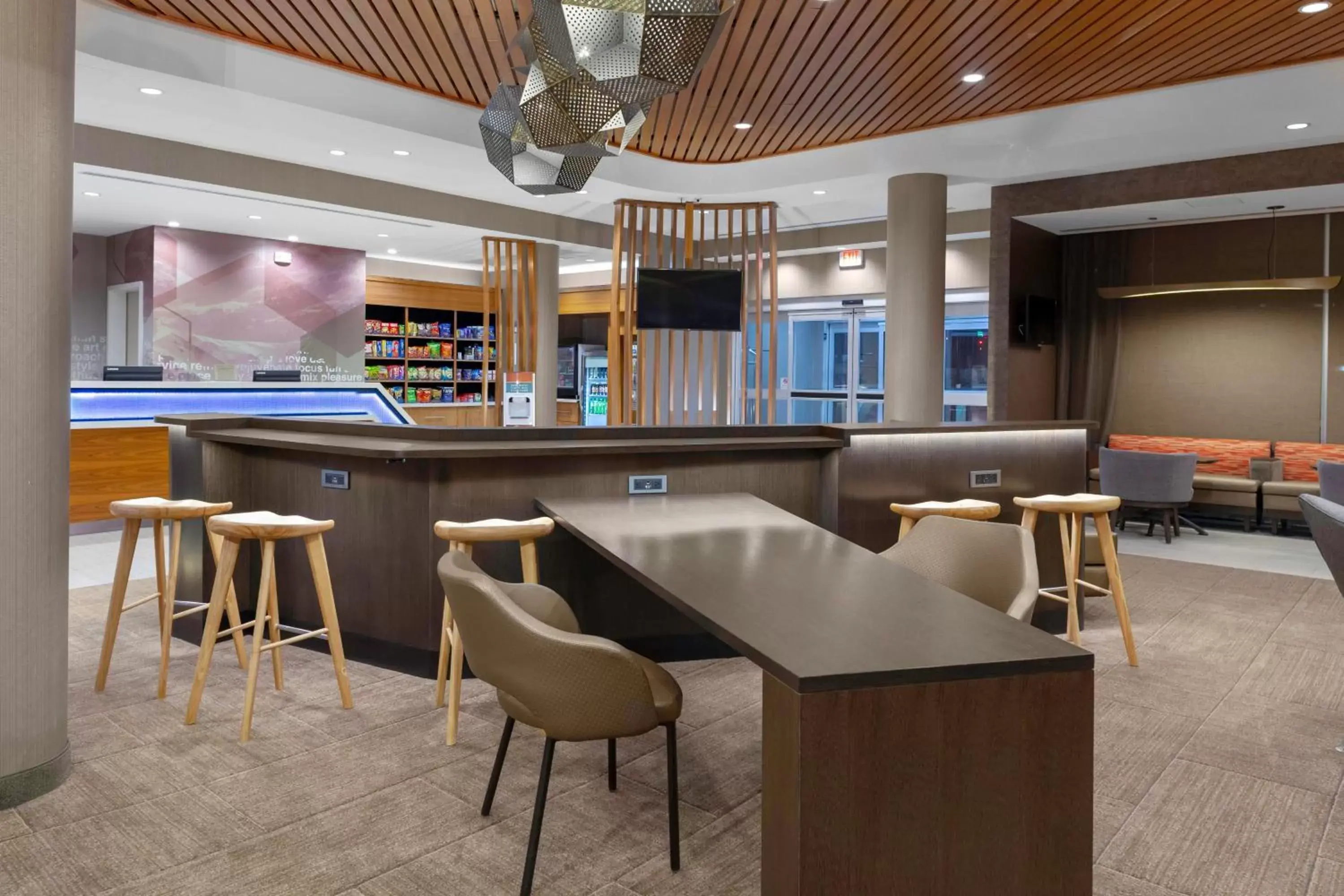 Lobby or reception, Lounge/Bar in SpringHill Suites by Marriott Denver Tech Center
