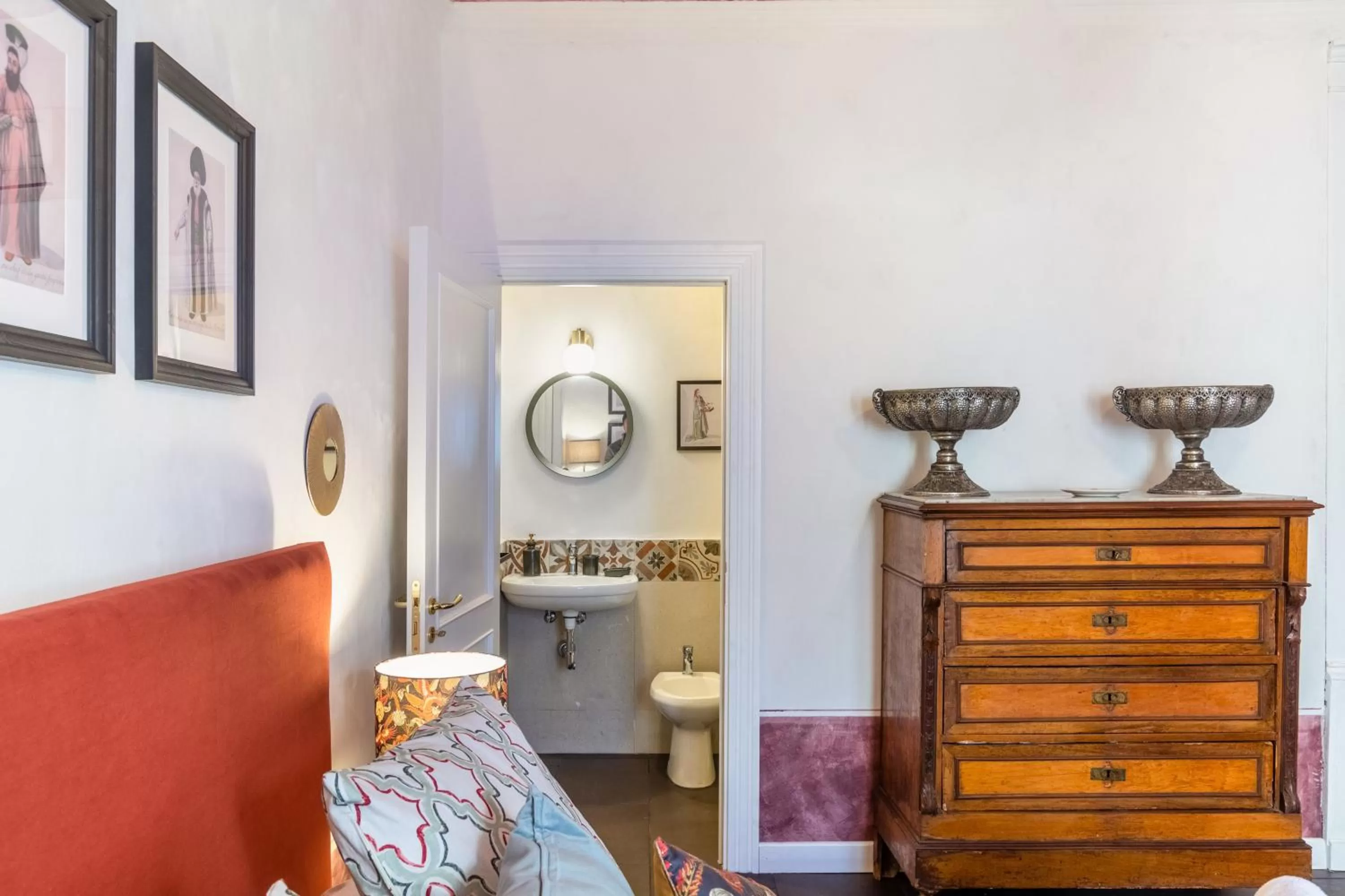 Bathroom, Bed in B&B Al Vicolo II