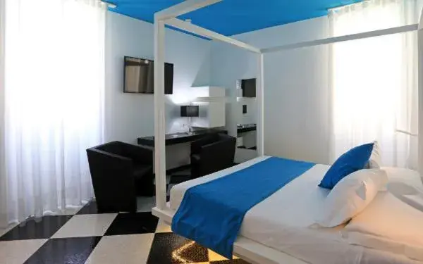 Bed in Zafran Boutique Hotel