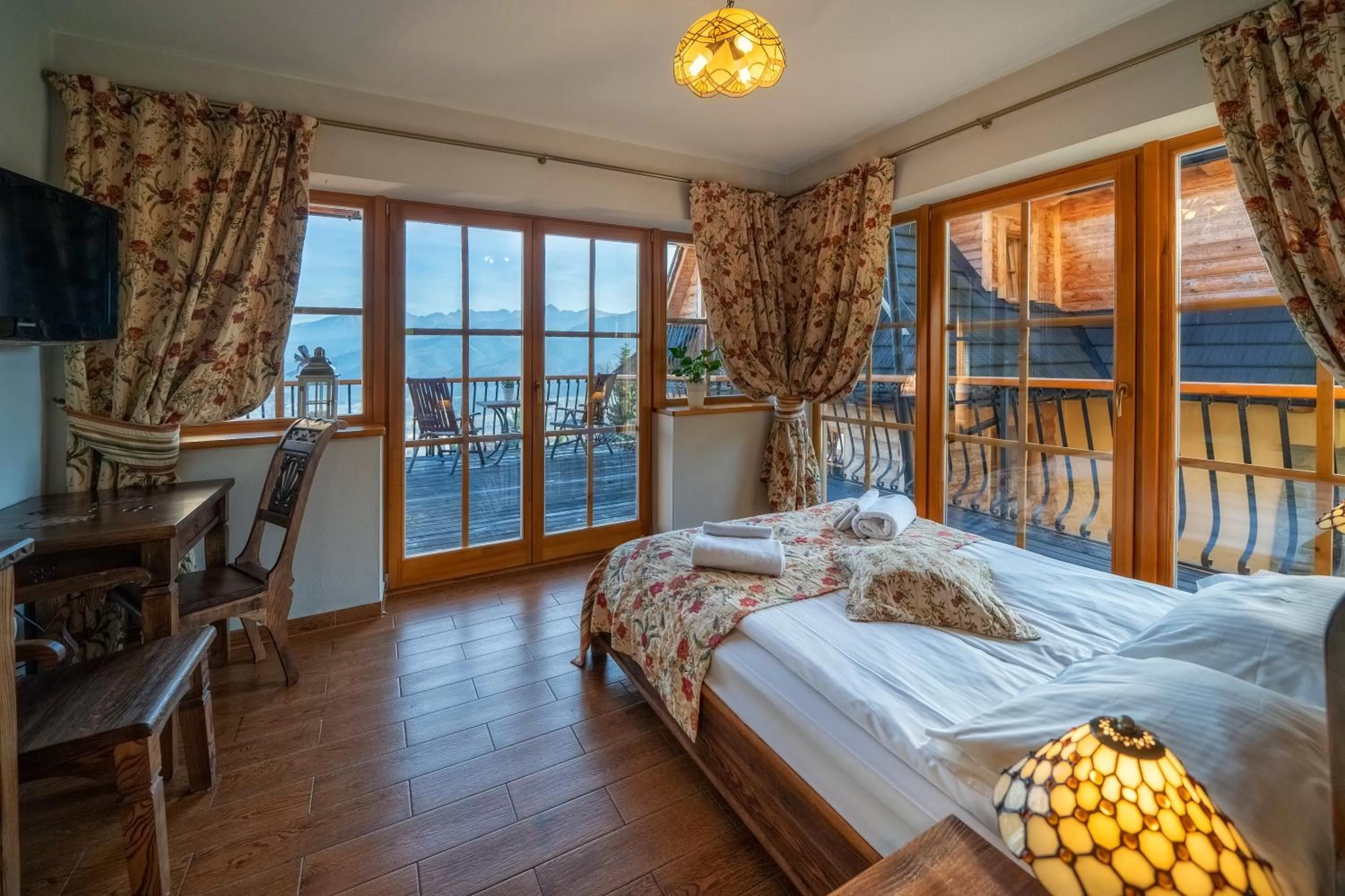 Mountain view, Bed in Butorowy Dwór