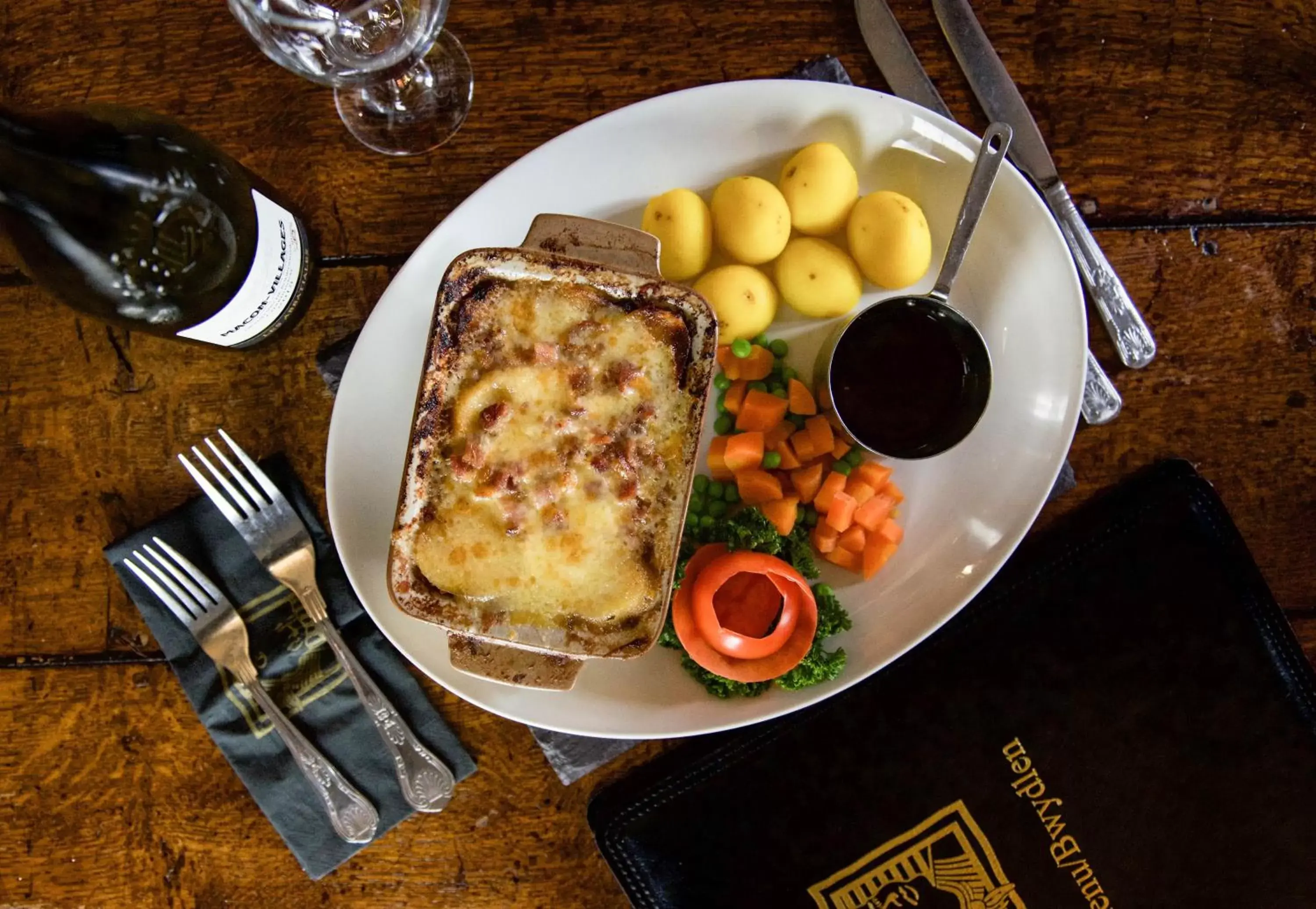 Food close-up in The Black Boy Inn