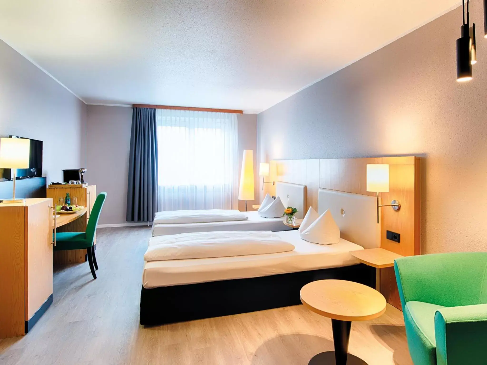 Photo of the whole room, Bed in ACHAT Hotel Egelsbach Frankfurt