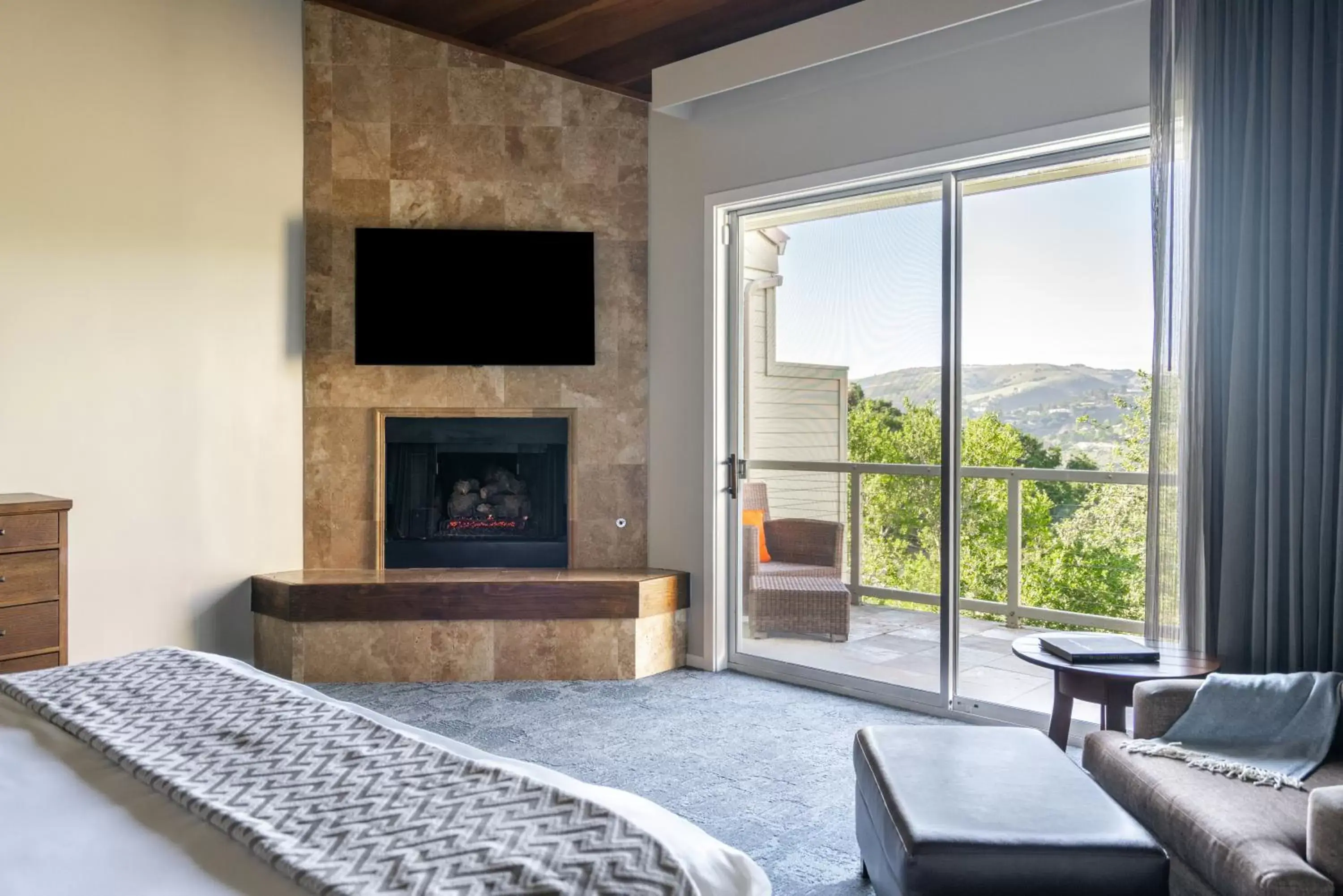 Bedroom, Seating Area in Carmel Valley Ranch, in The Unbound Collection by Hyatt