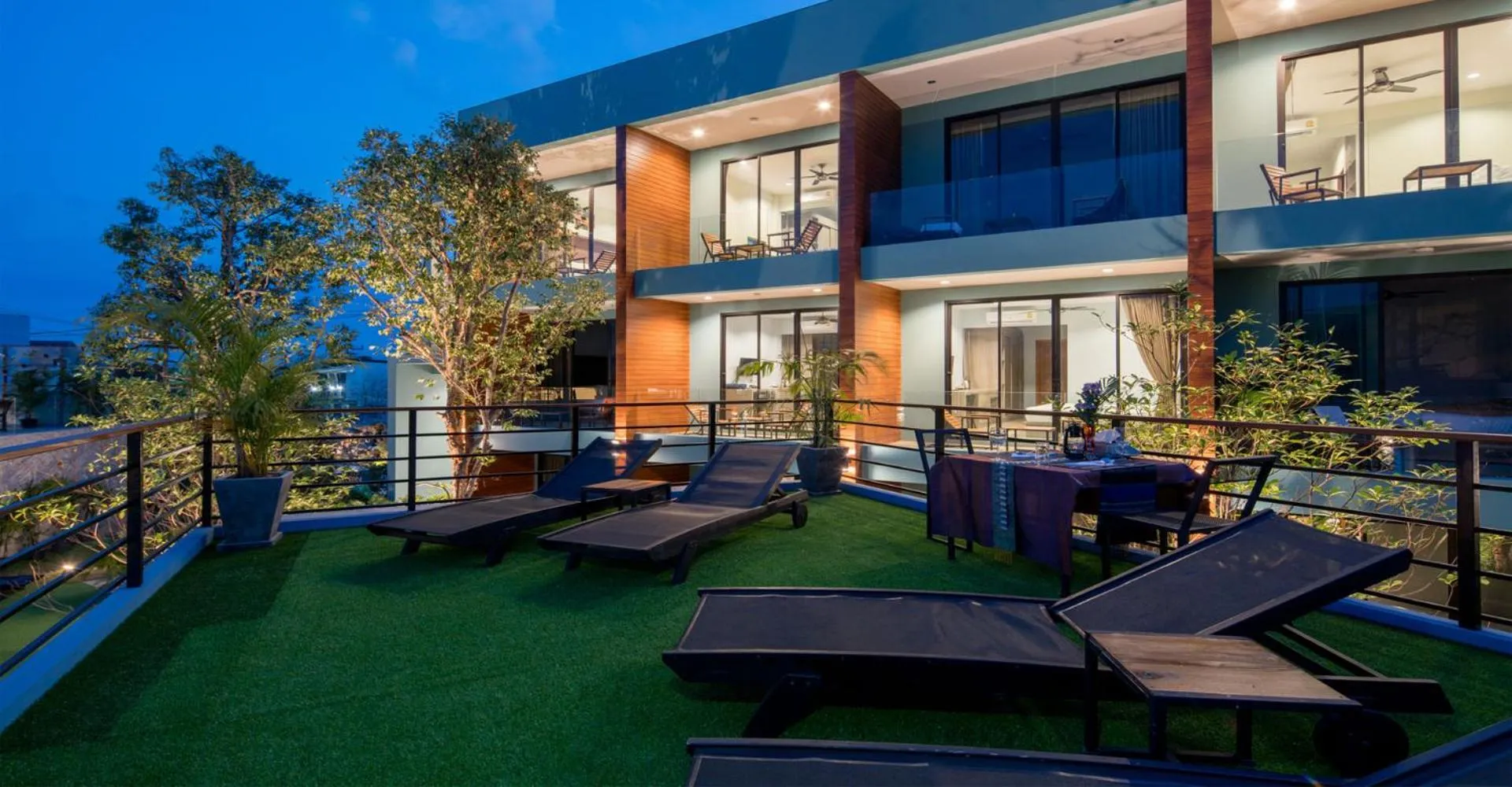 Property building in Peace Blue Naiharn Naturist Resort Phuket SHA Extra Plus