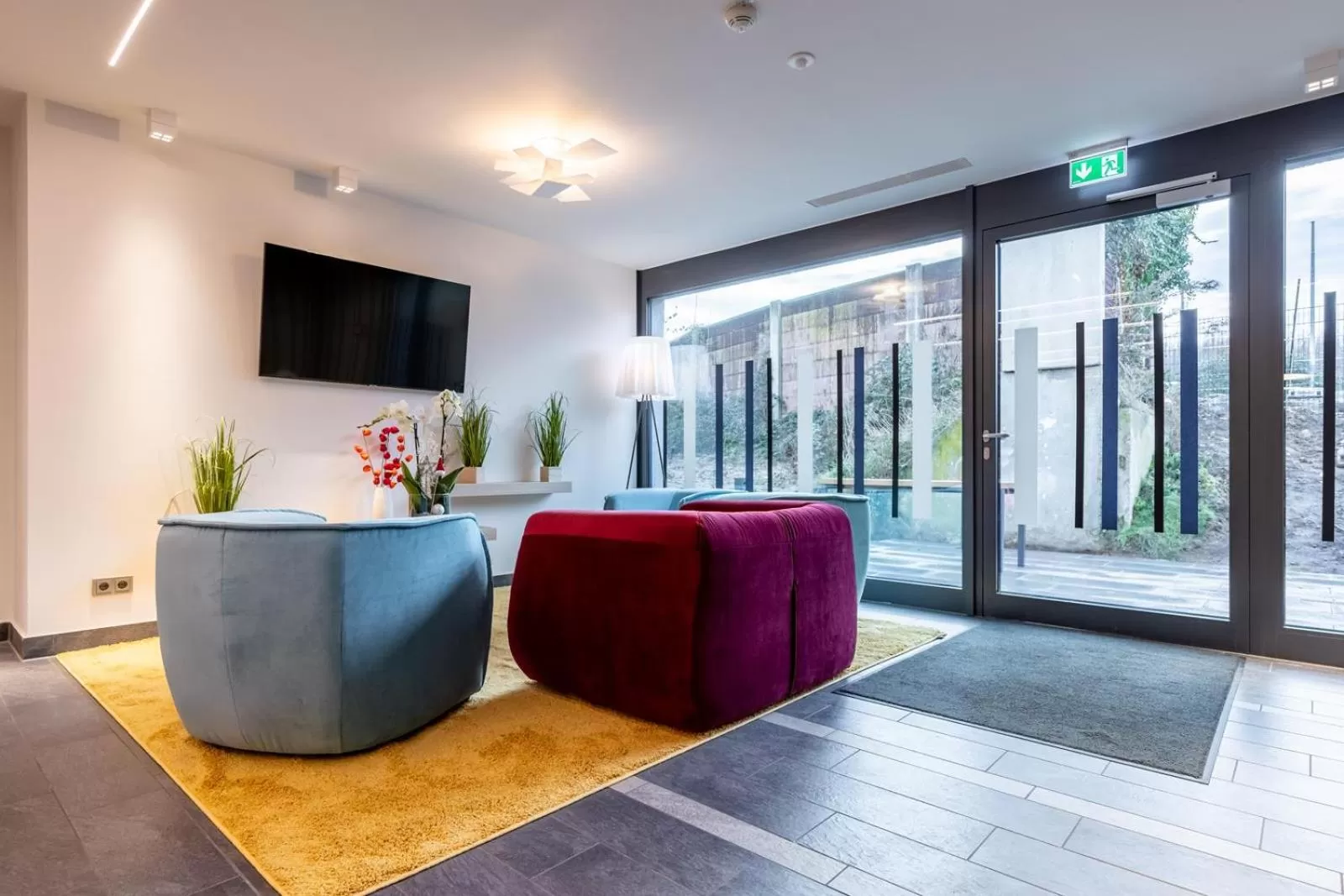 Lobby or reception in Serways Hotel Hösel