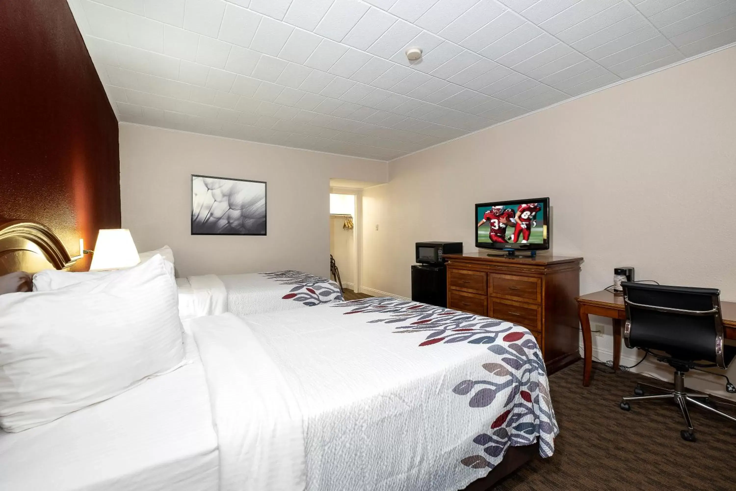 Bedroom, Bed in Red Roof Inn & Suites Hazleton