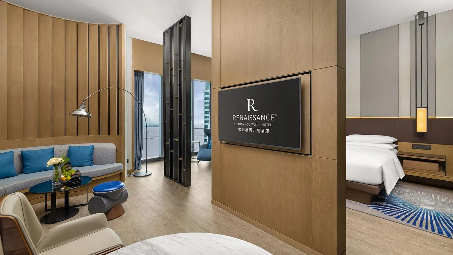 Photo of the whole room, Bed in Renaissance Changzhou Wujin Hotel