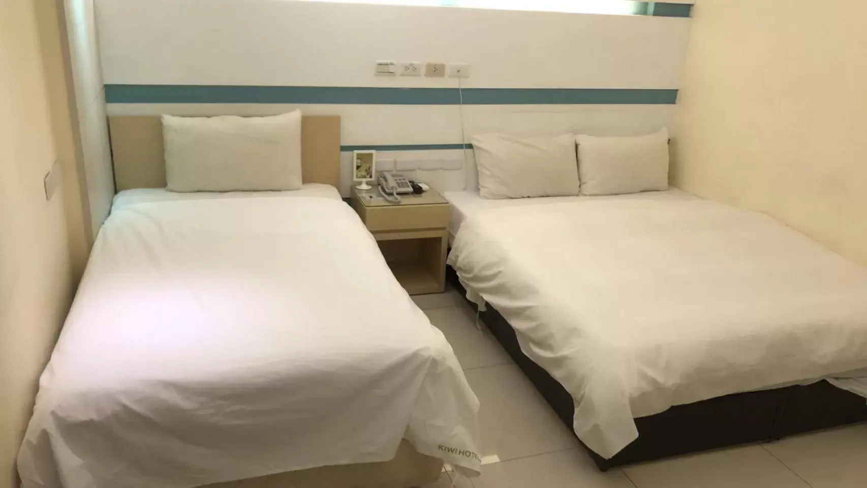 Bed in Kiwi Express Hotel - Kaohsiung Station
