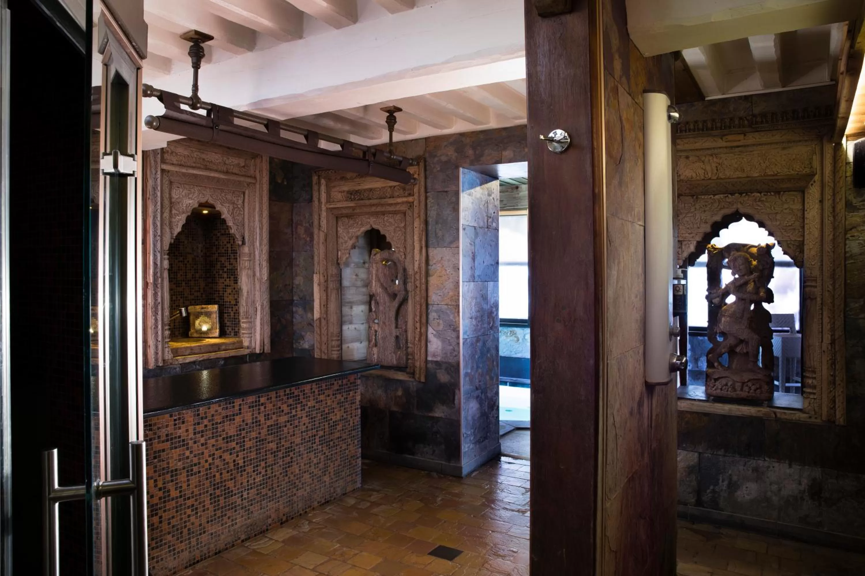 Steam room in Hotel et Spa Le Lion d'Or