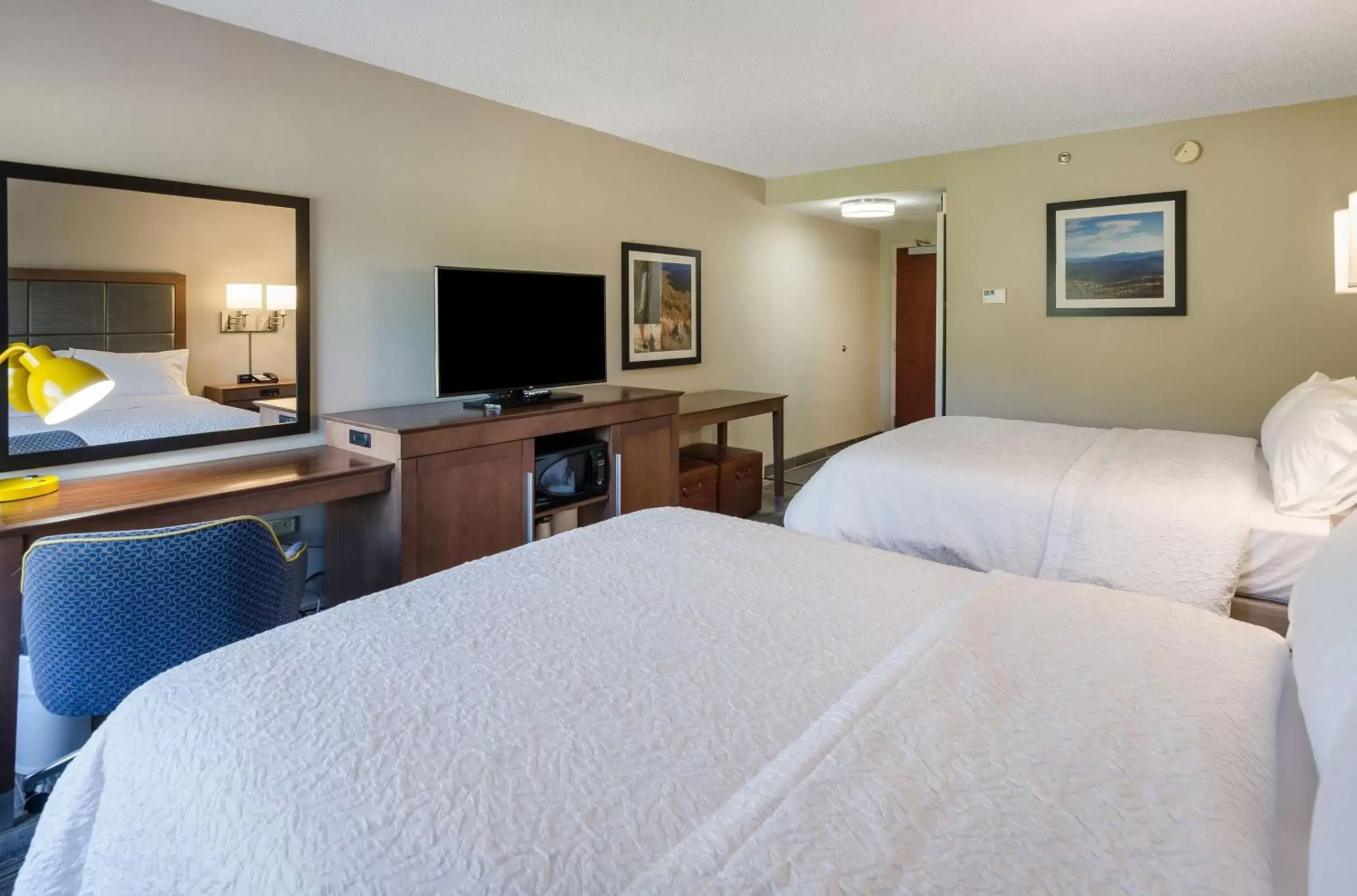 Bedroom, Bed in Hampton Inn By Hilton Covington VA