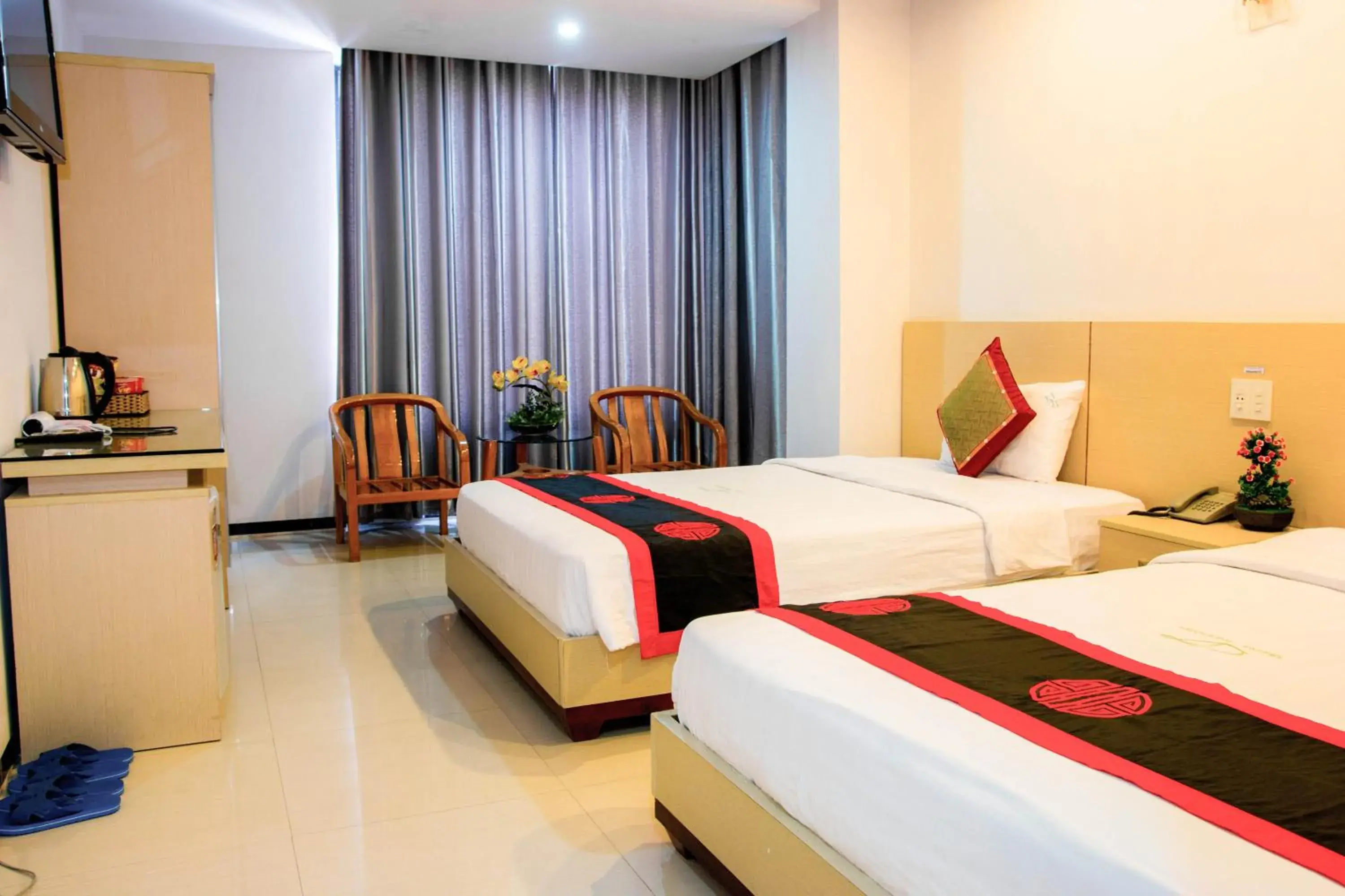 Bed in Le Duong Hotel