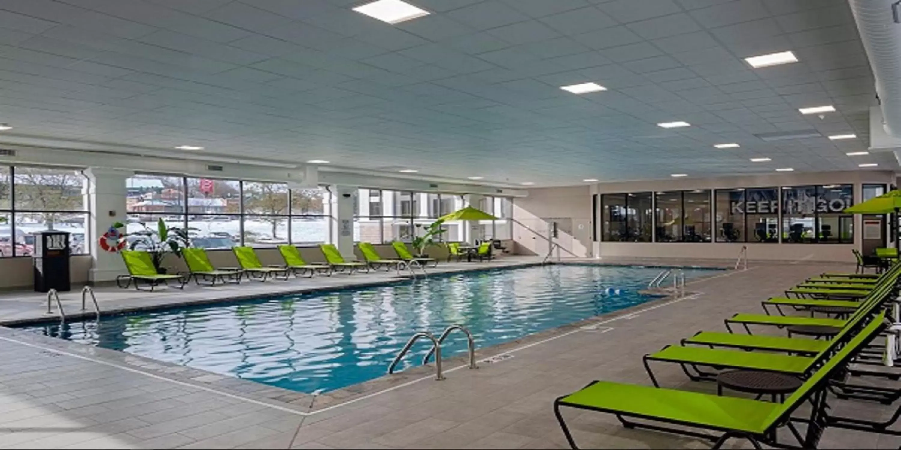 Swimming Pool in Candlewood Suites - Cleveland South - Independence, an IHG Hotel