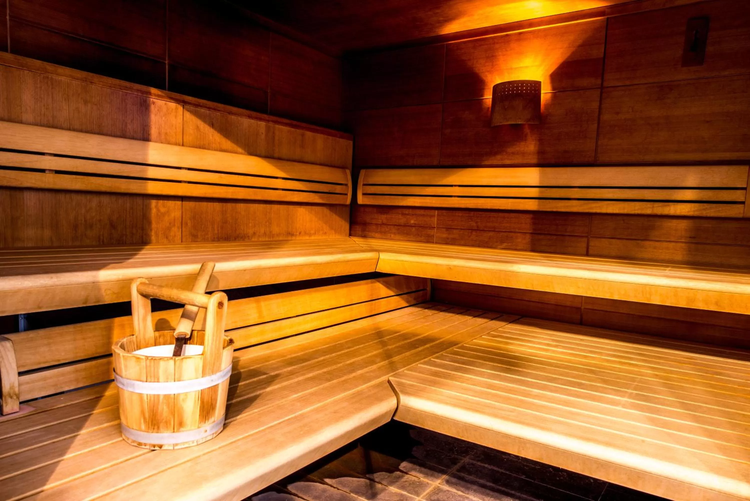 Sauna in Best Western Premier Hotel de la Paix